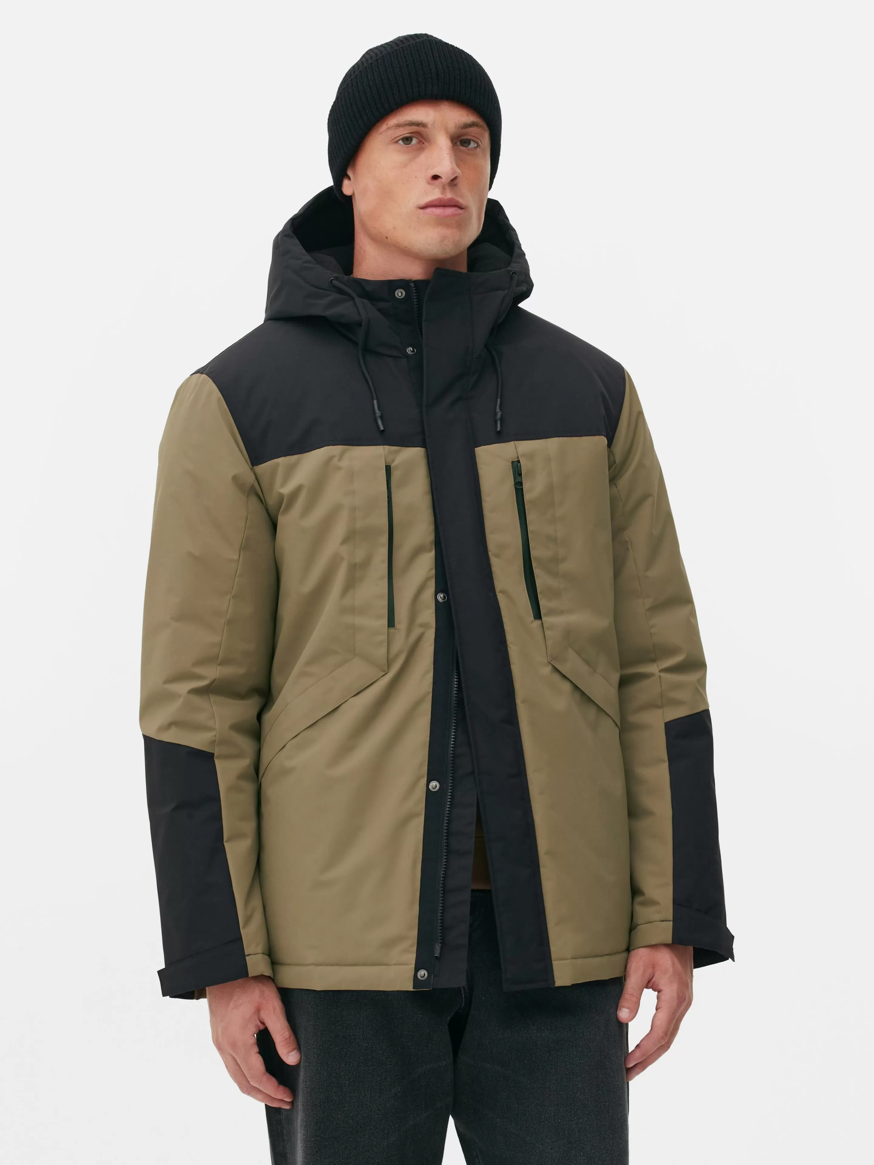 Hombre Primark Abrigos Y Chaquetas | Abrigo Corto Bicolor