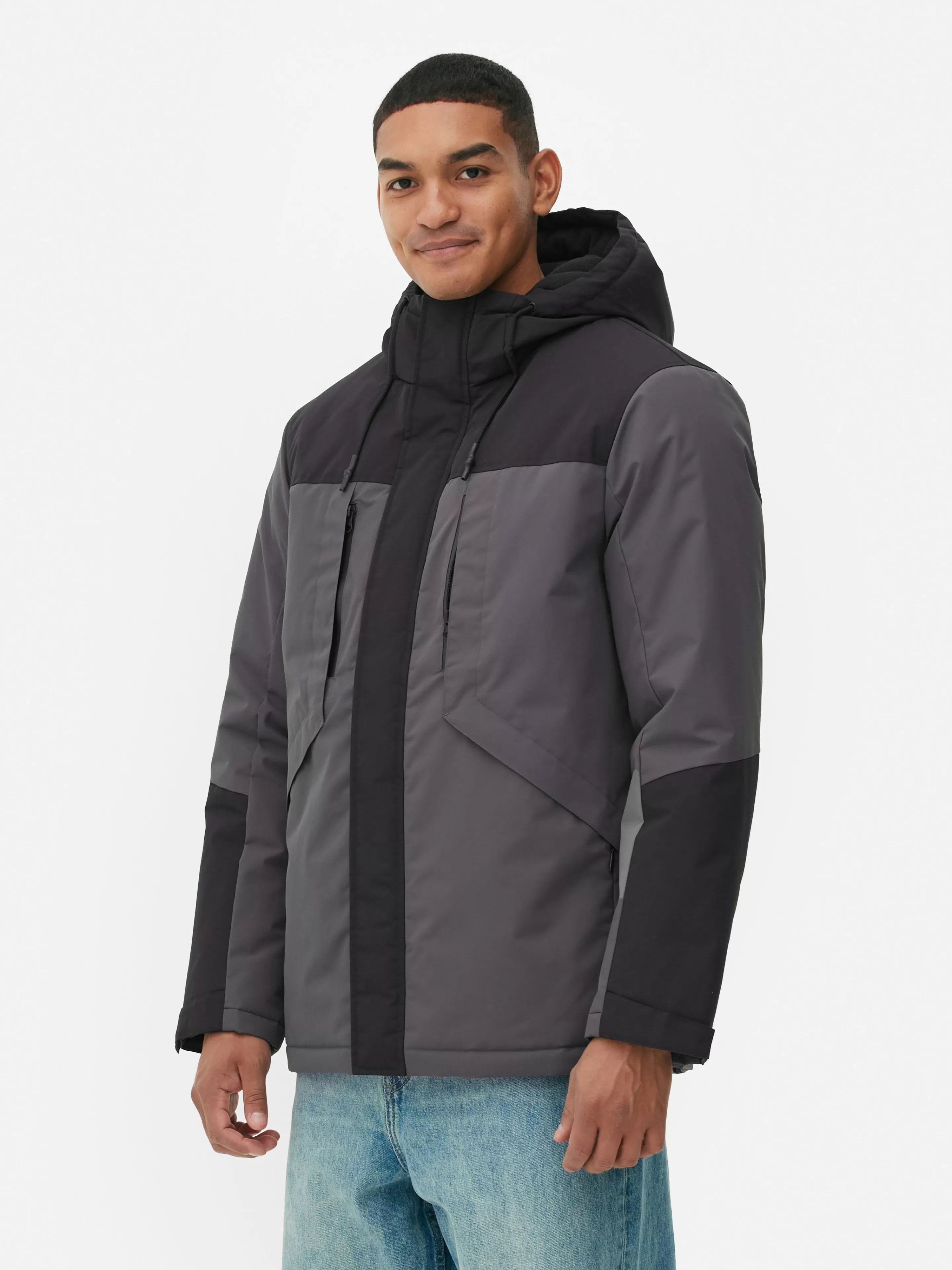 Hombre Primark Abrigos Y Chaquetas | Abrigo Corto Bicolor