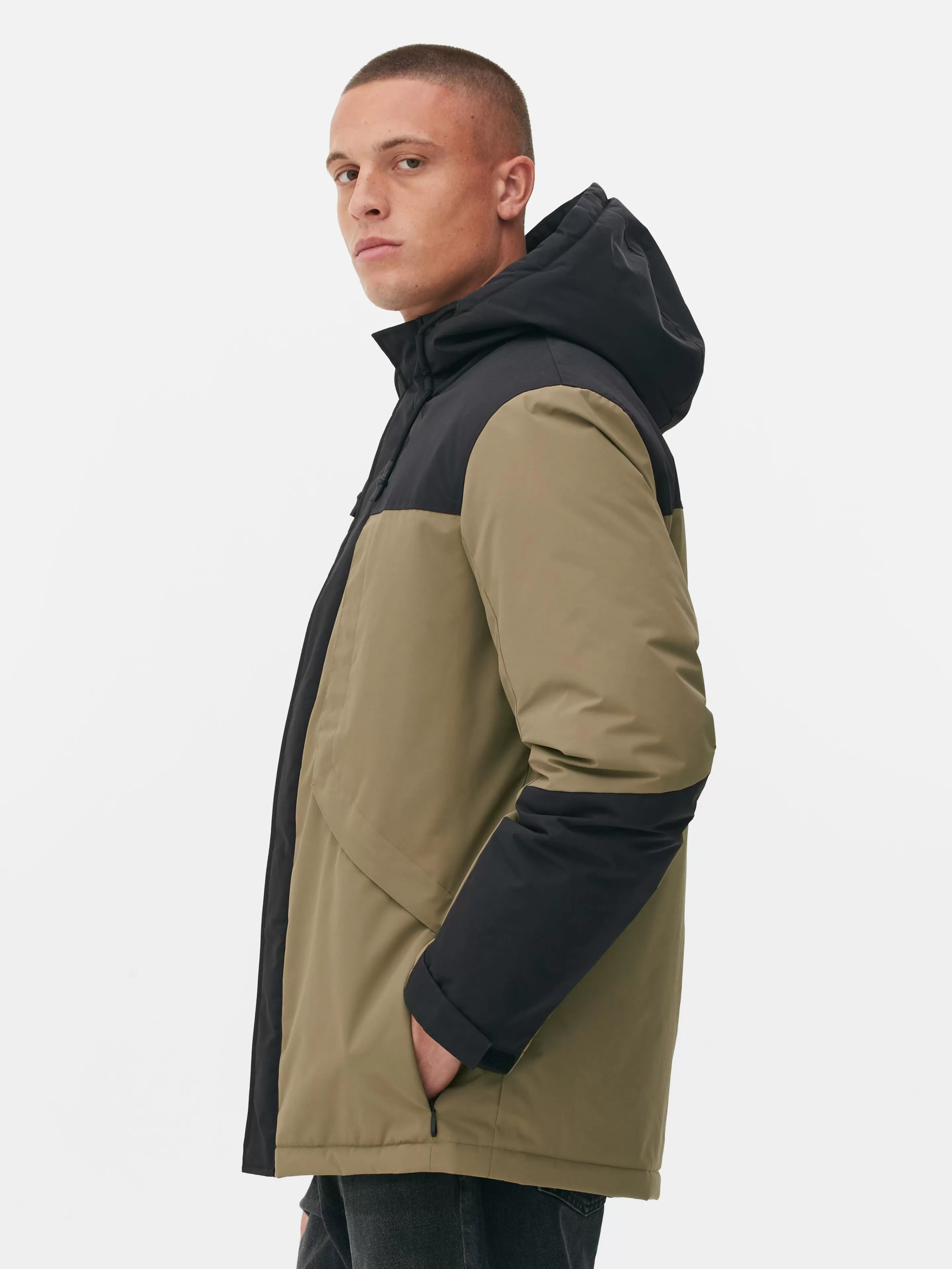 Hombre Primark Abrigos Y Chaquetas | Abrigo Corto Bicolor