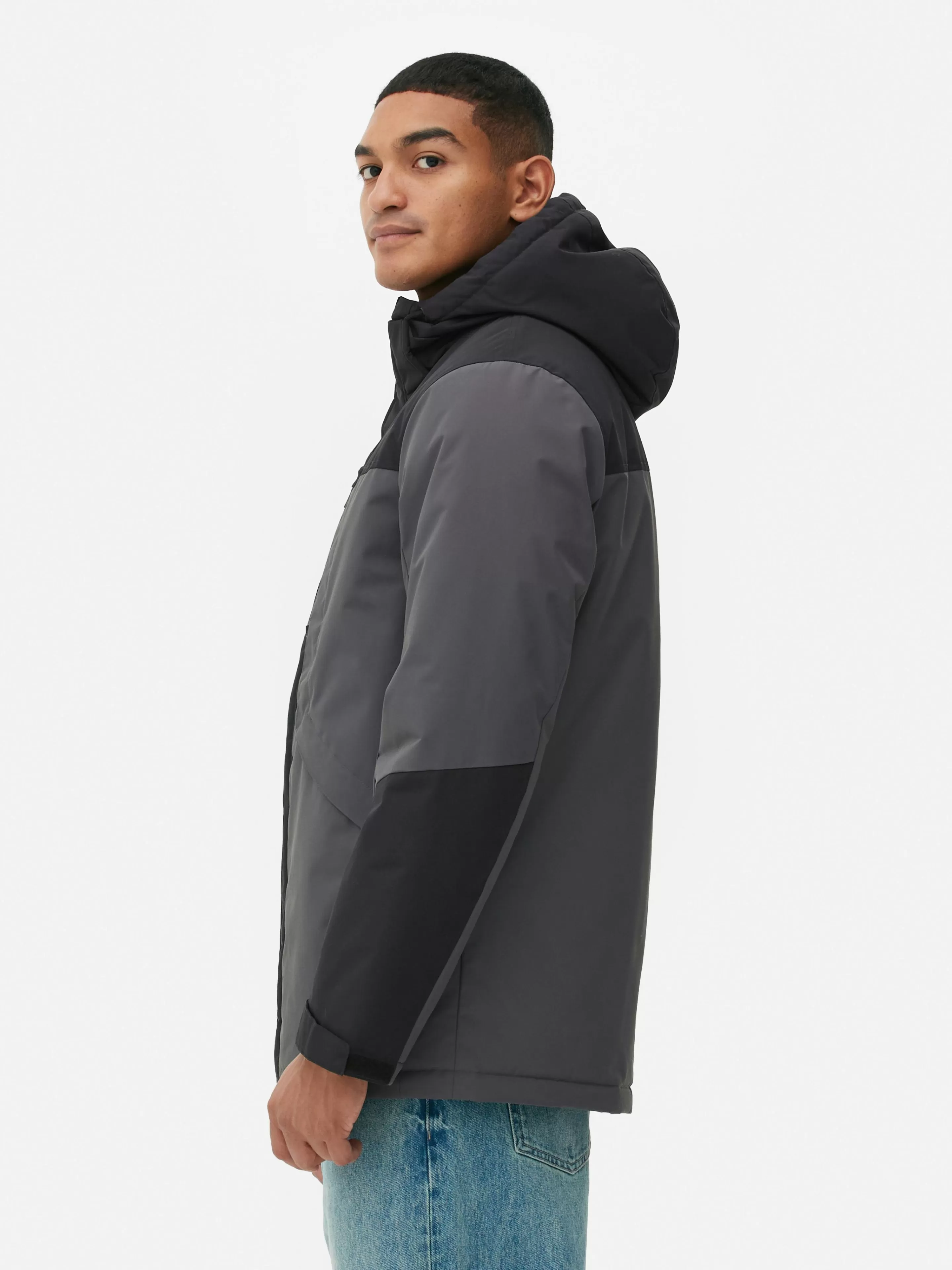 Hombre Primark Abrigos Y Chaquetas | Abrigo Corto Bicolor