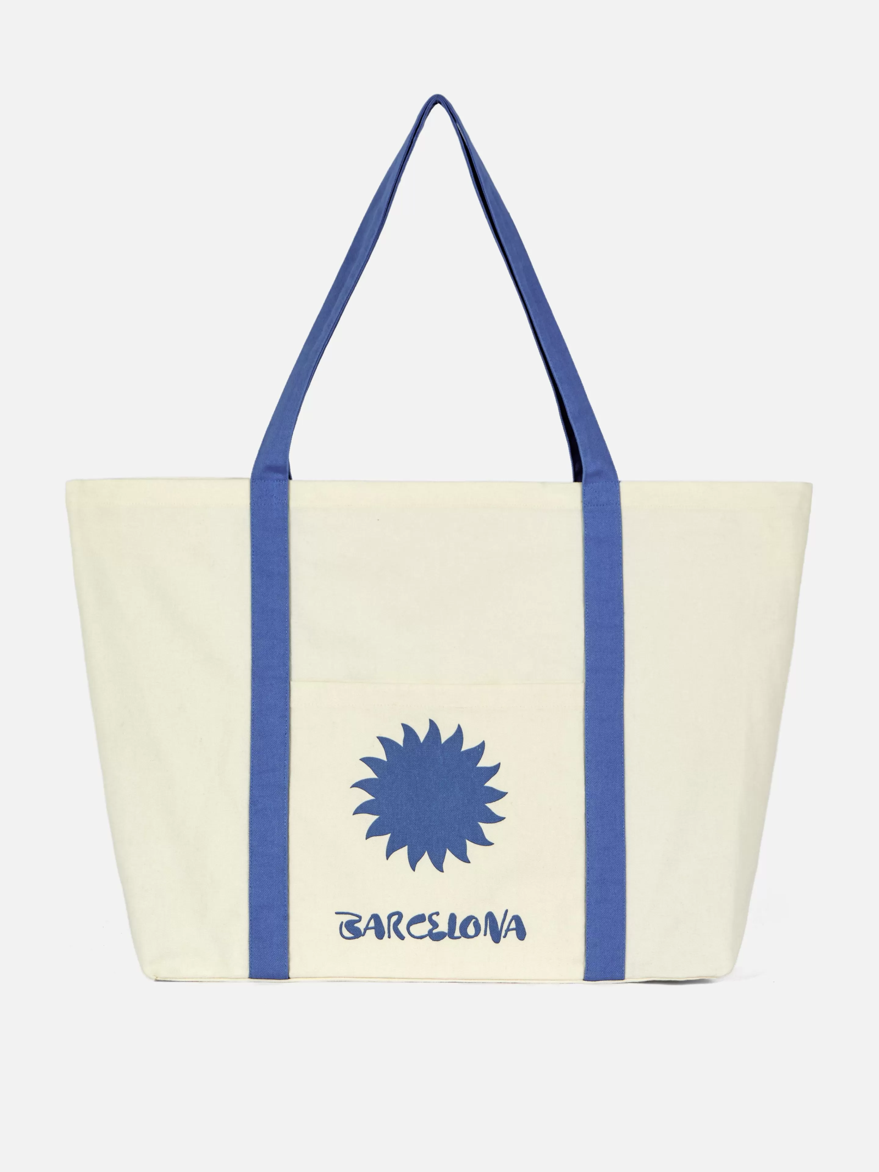 Primark Accesorios De Viaje | Bolso Shopper De Lona Extragrande Con Diseño Urbano