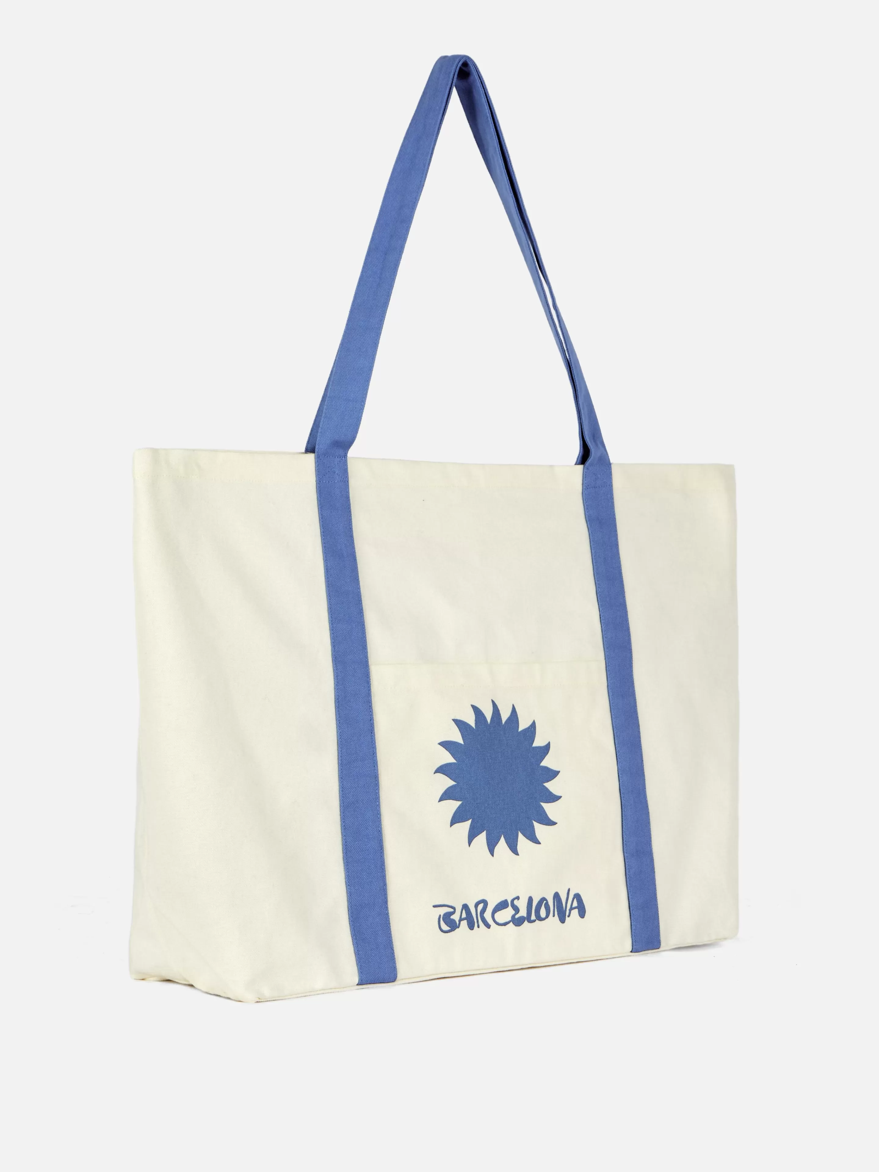 Primark Accesorios De Viaje | Bolso Shopper De Lona Extragrande Con Diseño Urbano