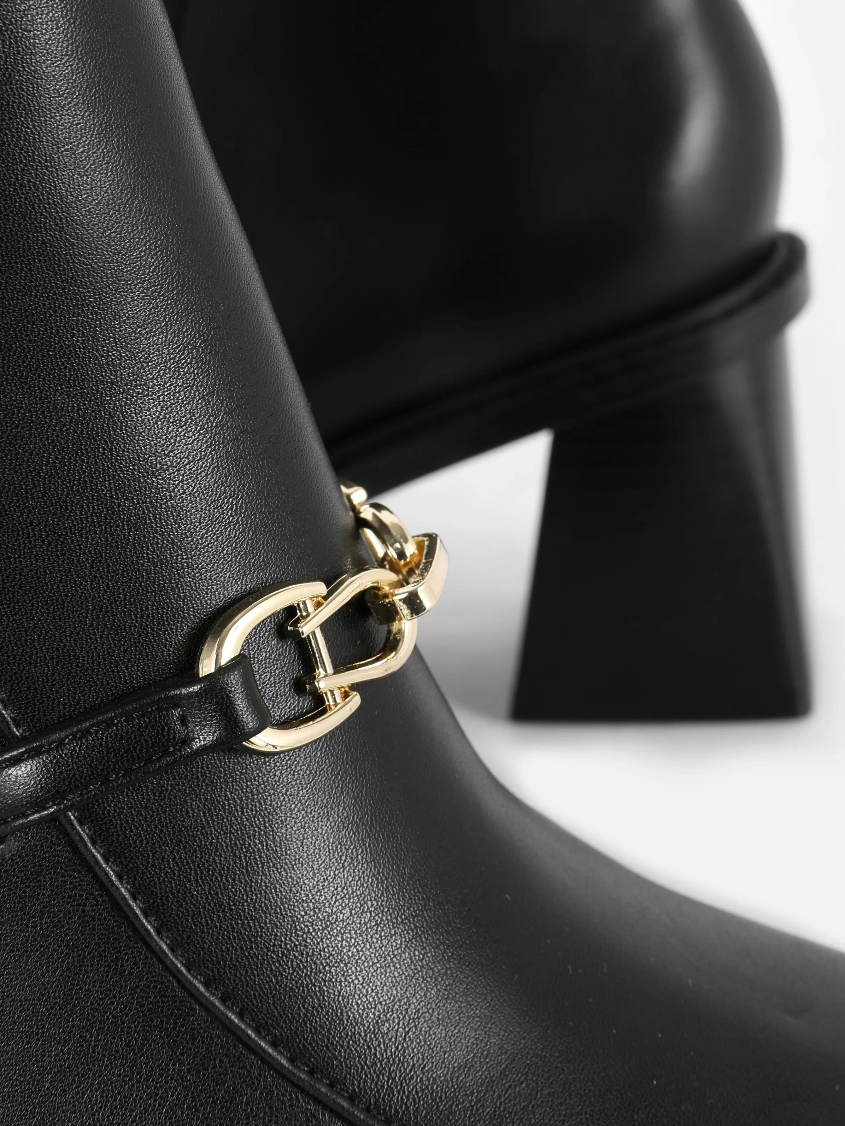 Mujer Primark Botas | Botas De Tacón Con Detalle De Cadena De Rita Ora