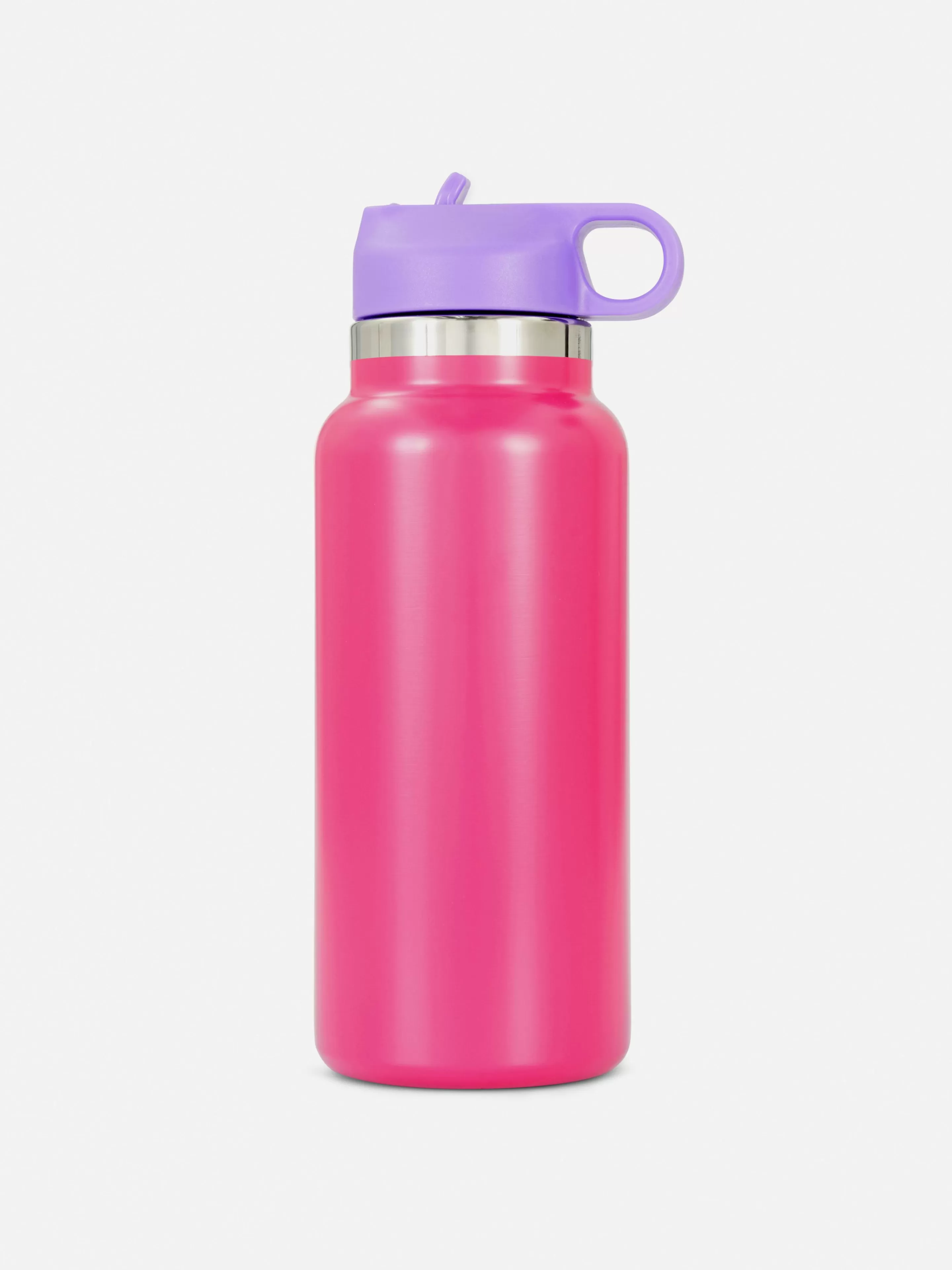 Primark Tazas Y Tazones | Botella De Agua Lisa Con Pajita Incorporada