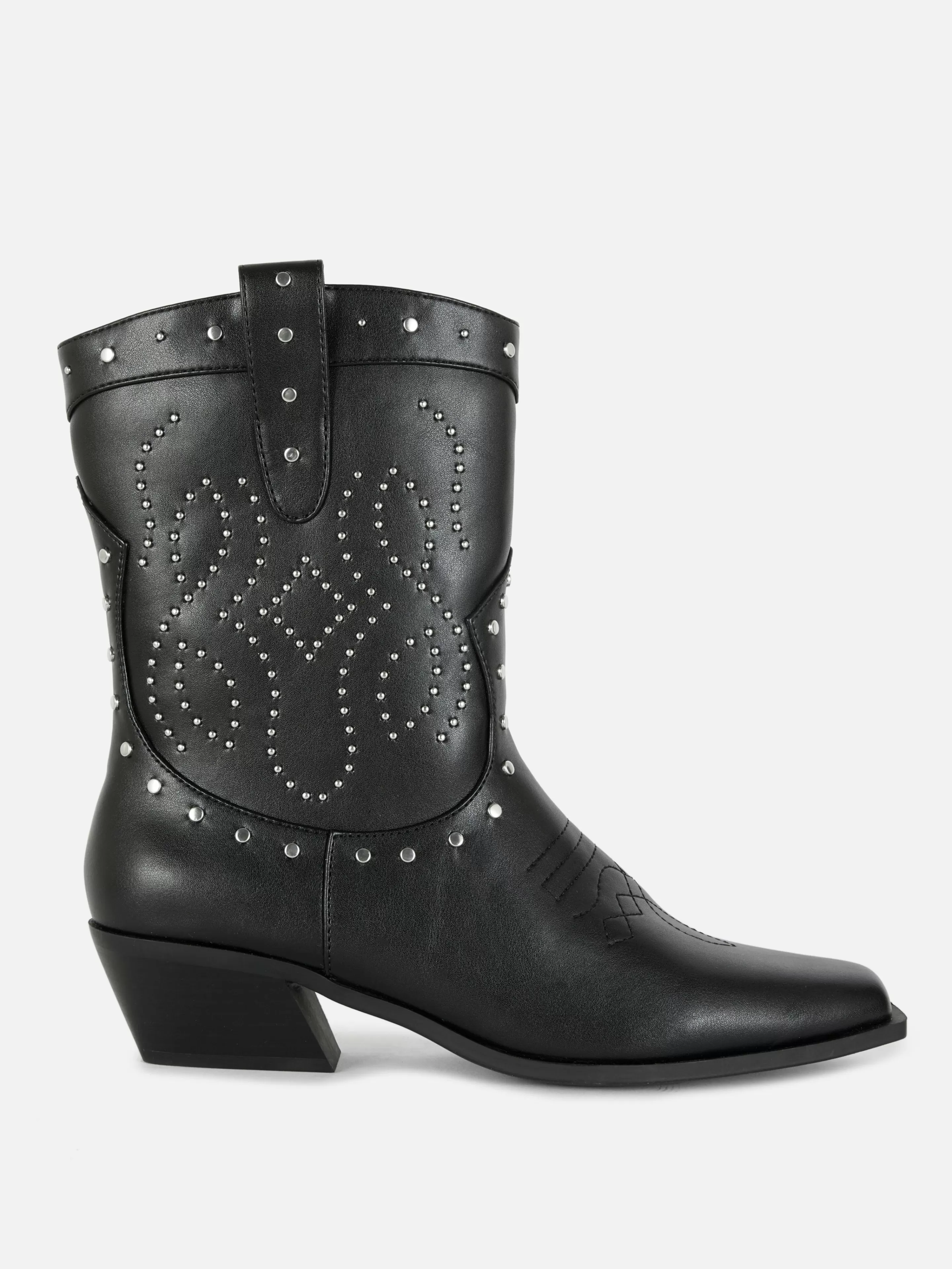 Mujer Primark Botas | Botines De Tipo Cowboy Con Tachuelas