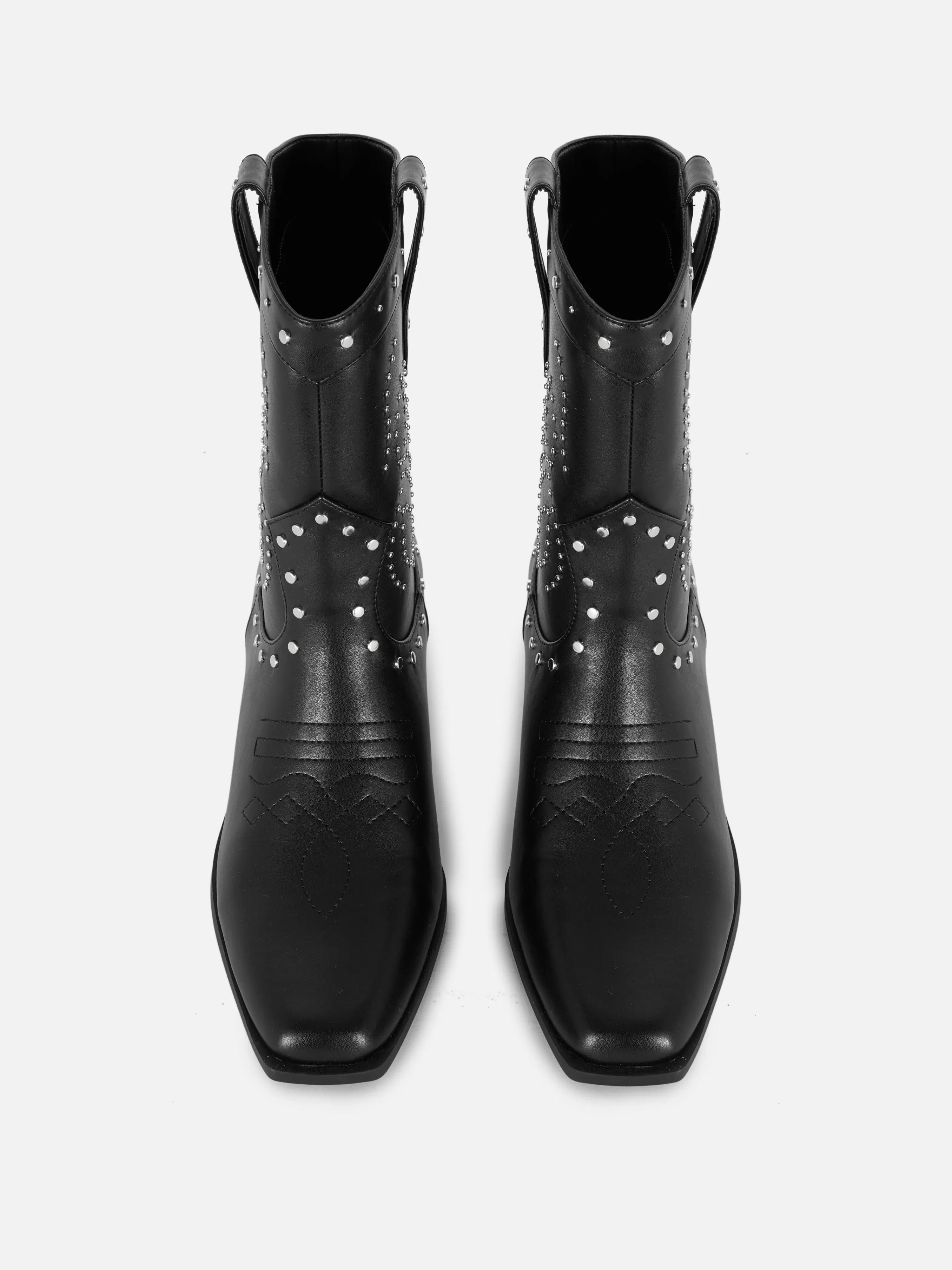 Mujer Primark Botas | Botines De Tipo Cowboy Con Tachuelas