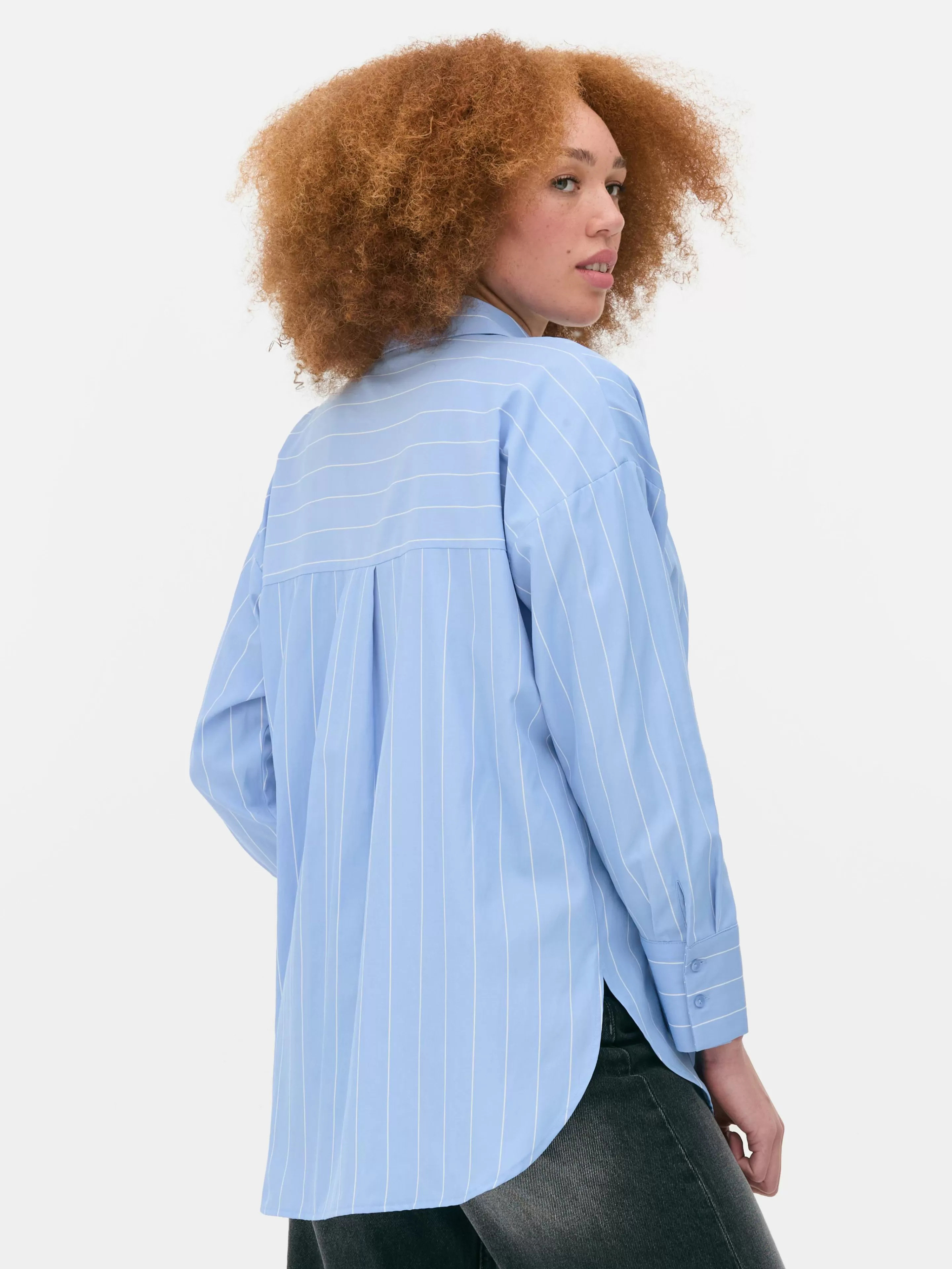 Mujer Primark Camisas Y Blusas | Camisa De Popelina De Corte Oversize