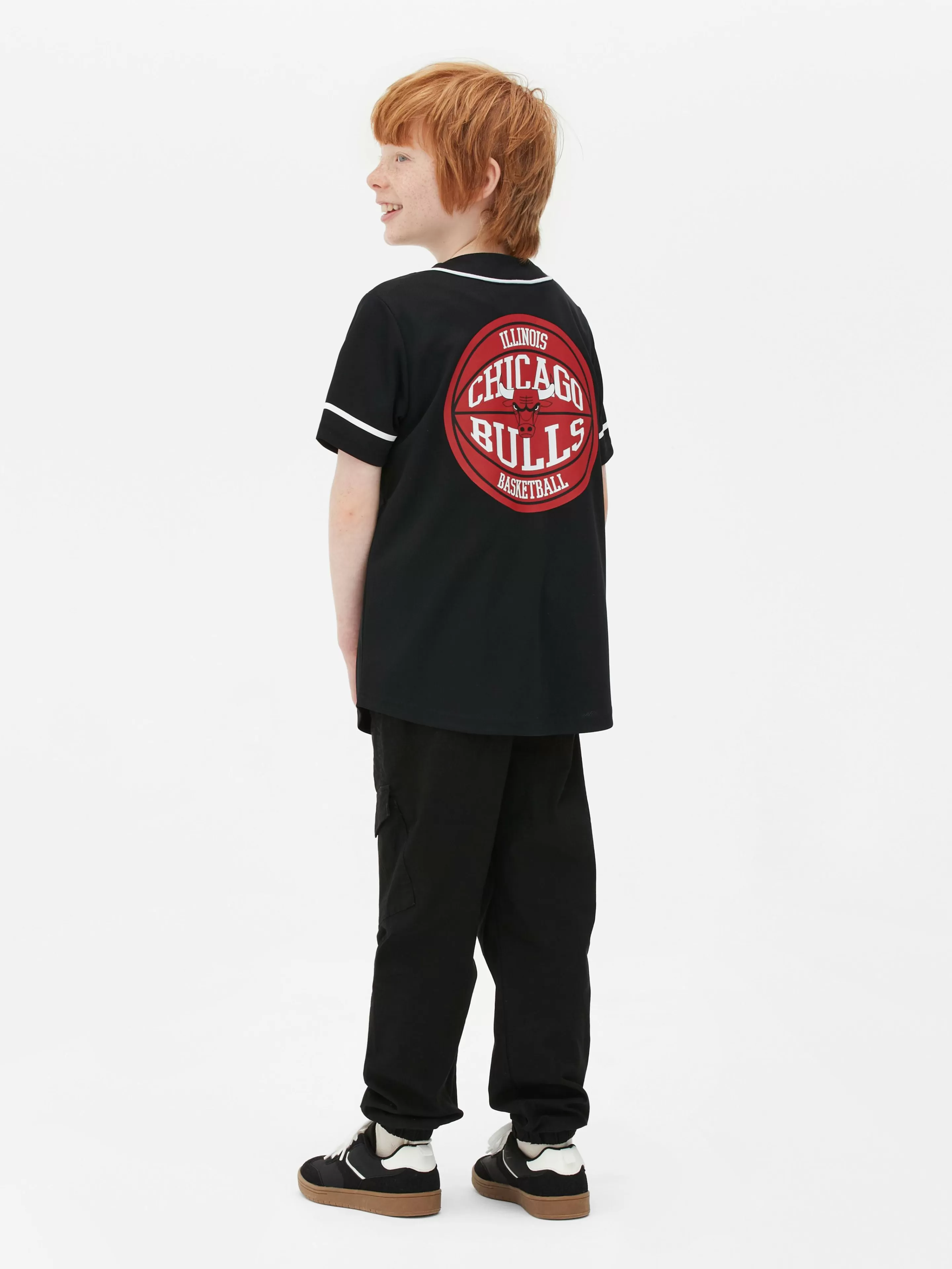 Niños Primark Tops Y Camisetas | Camiseta Con Botones De Los Chicago Bulls De La NBA