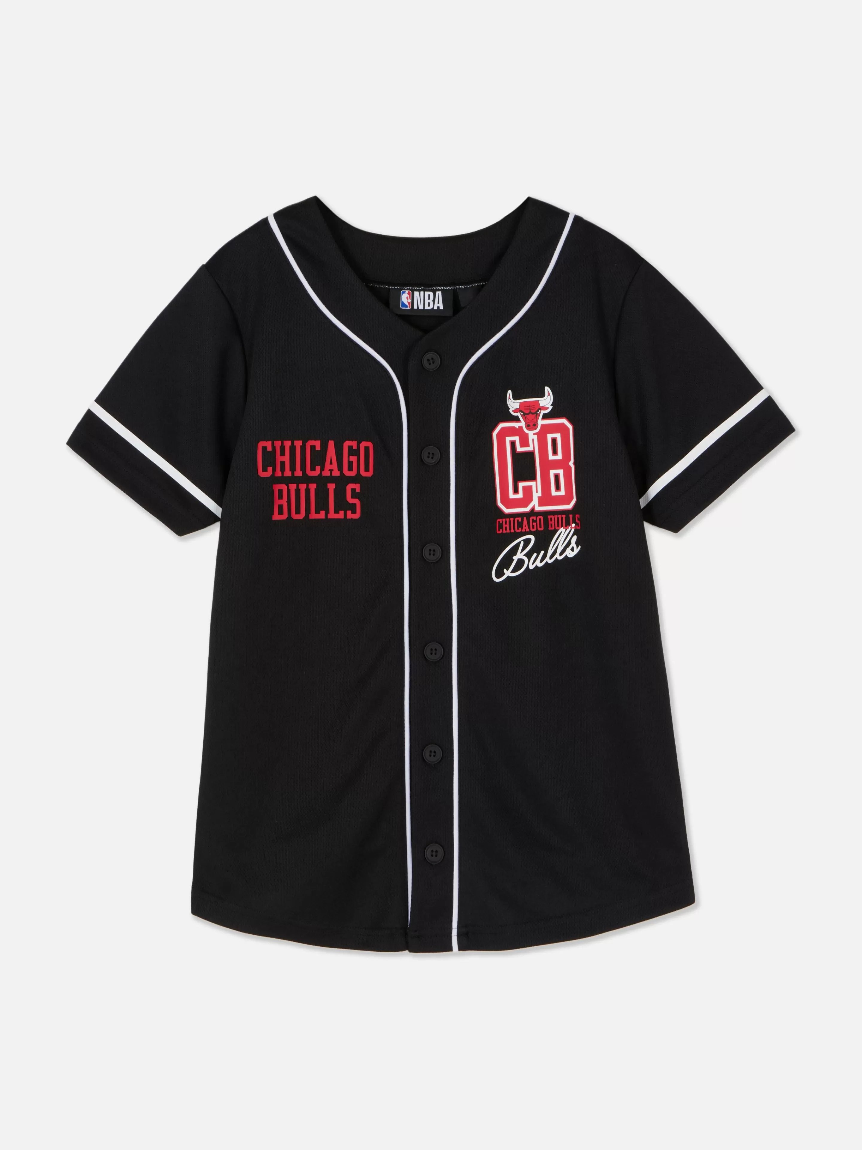 Niños Primark Tops Y Camisetas | Camiseta Con Botones De Los Chicago Bulls De La NBA