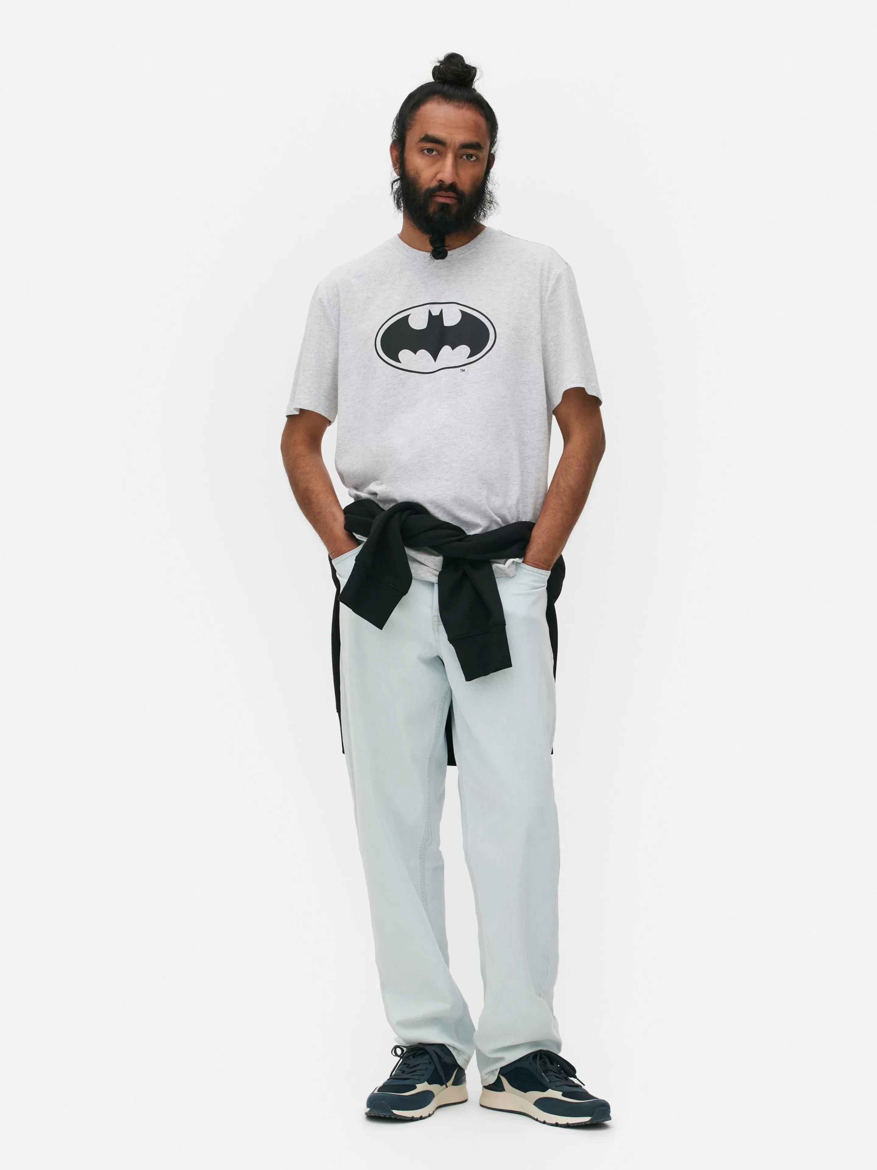Hombre Primark Camisetas Y Sudaderas Con Estampado Gráfico | Tops Y Camisetas | Camiseta Con El Logotipo De Batman