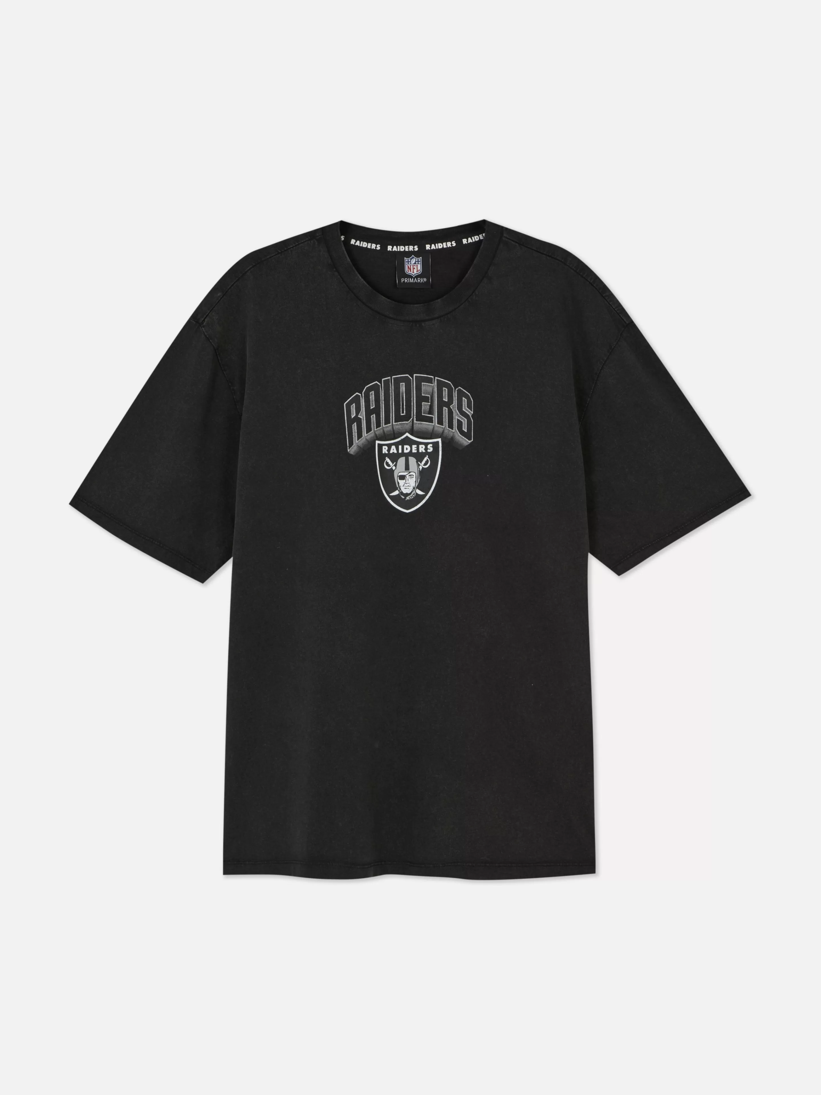 Hombre Primark Camisetas Y Sudaderas Con Estampado Gráfico | Tops Y Camisetas | Camiseta Con Gráfico De Las Vegas Raiders De La NFL