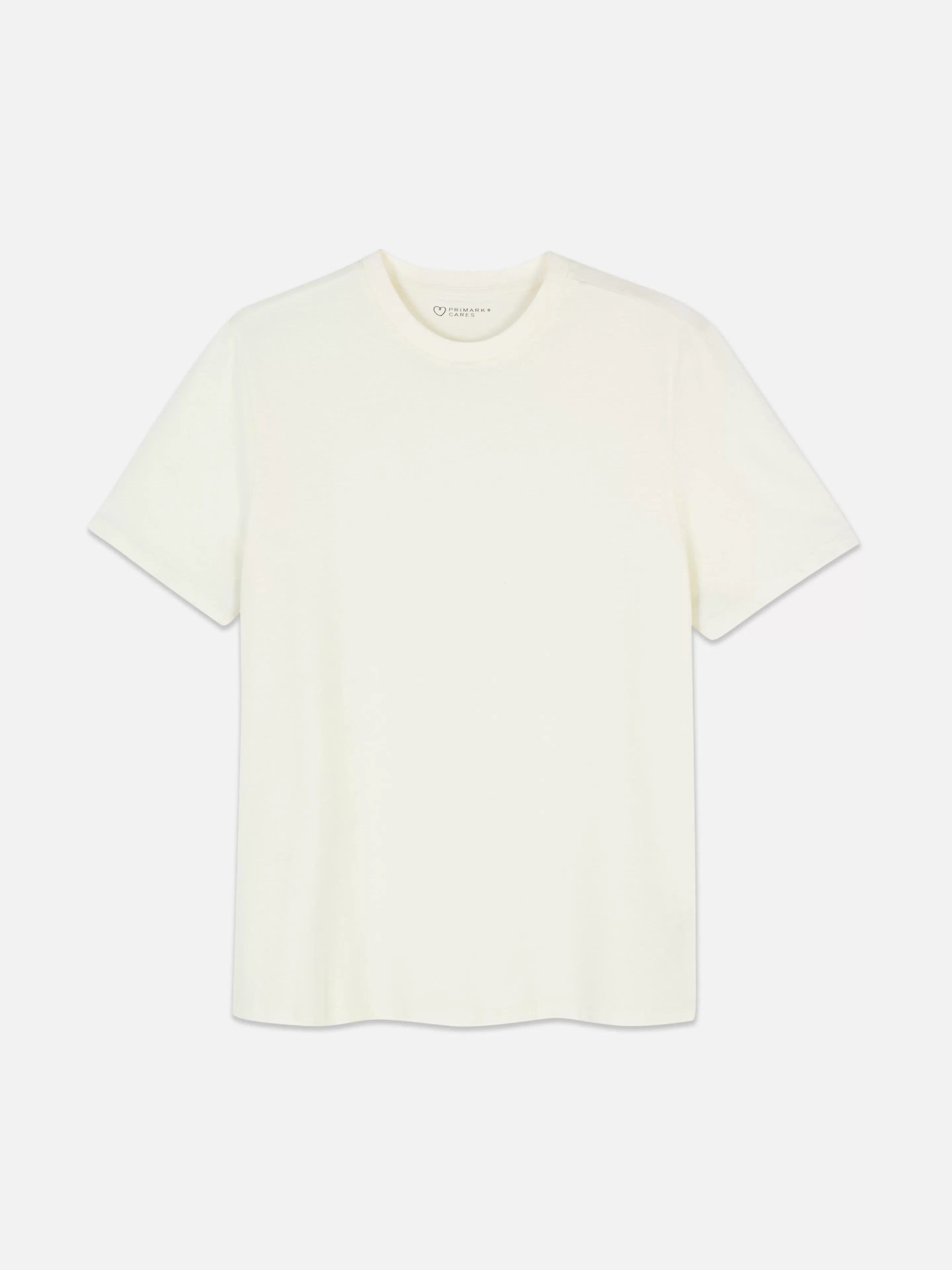 Hombre Primark Tops Y Camisetas | Camiseta De Cuello Redondo Y Corte Recto