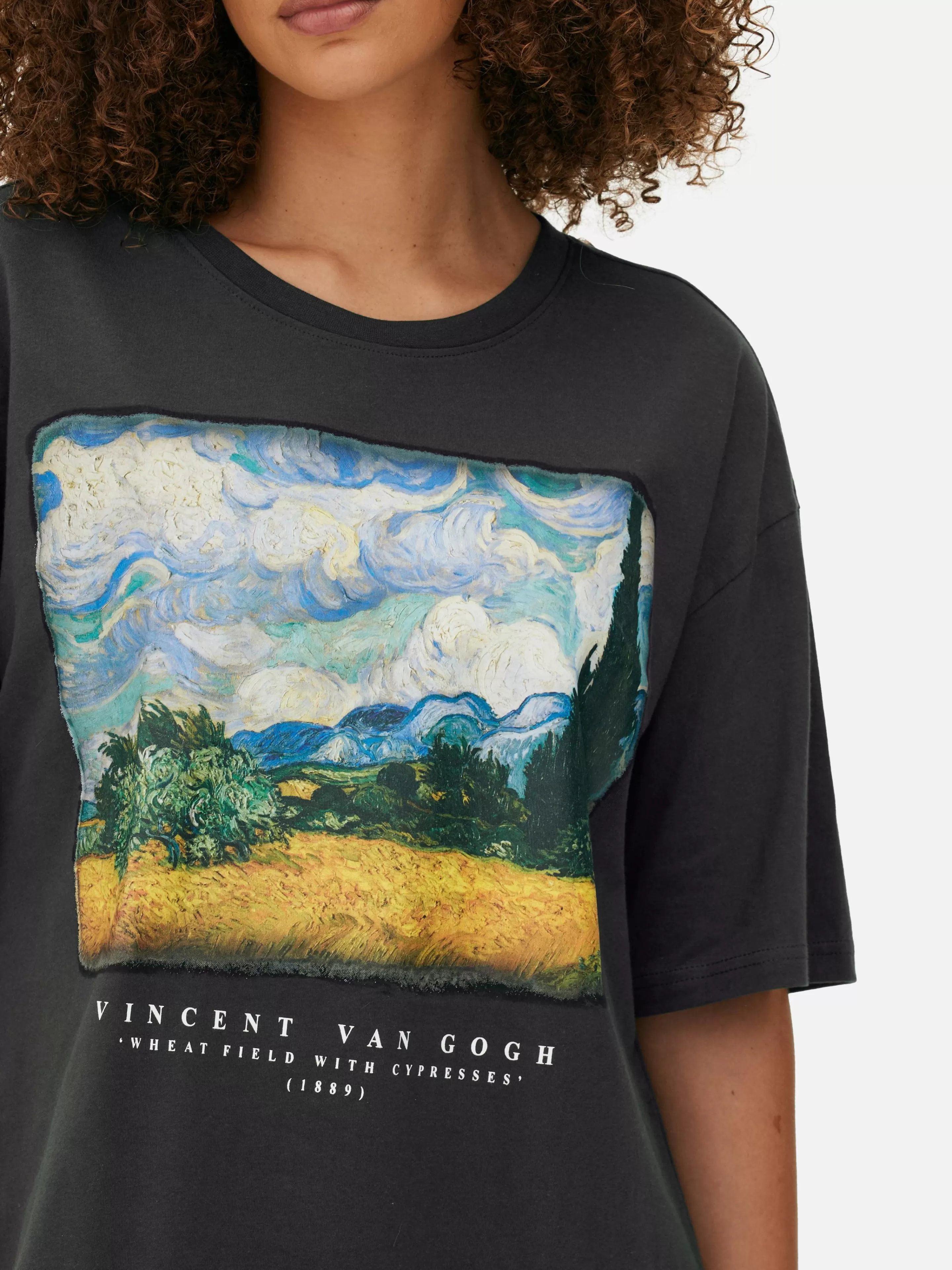 Mujer Primark Camisones Y Ropa Para Dormir Mujer | Camiseta De Manga Corta Con Estampado De Van Gogh