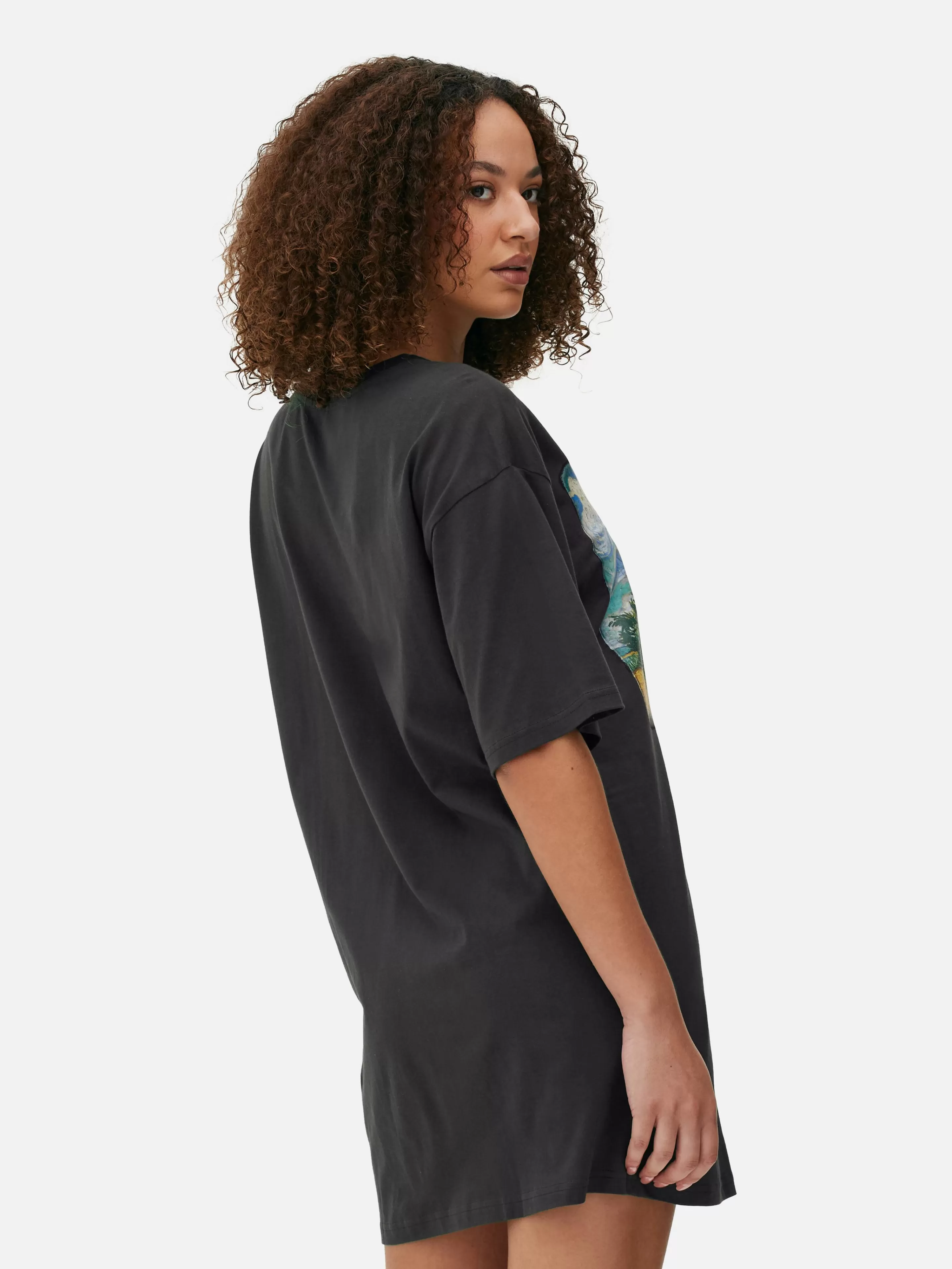 Mujer Primark Camisones Y Ropa Para Dormir Mujer | Camiseta De Manga Corta Con Estampado De Van Gogh