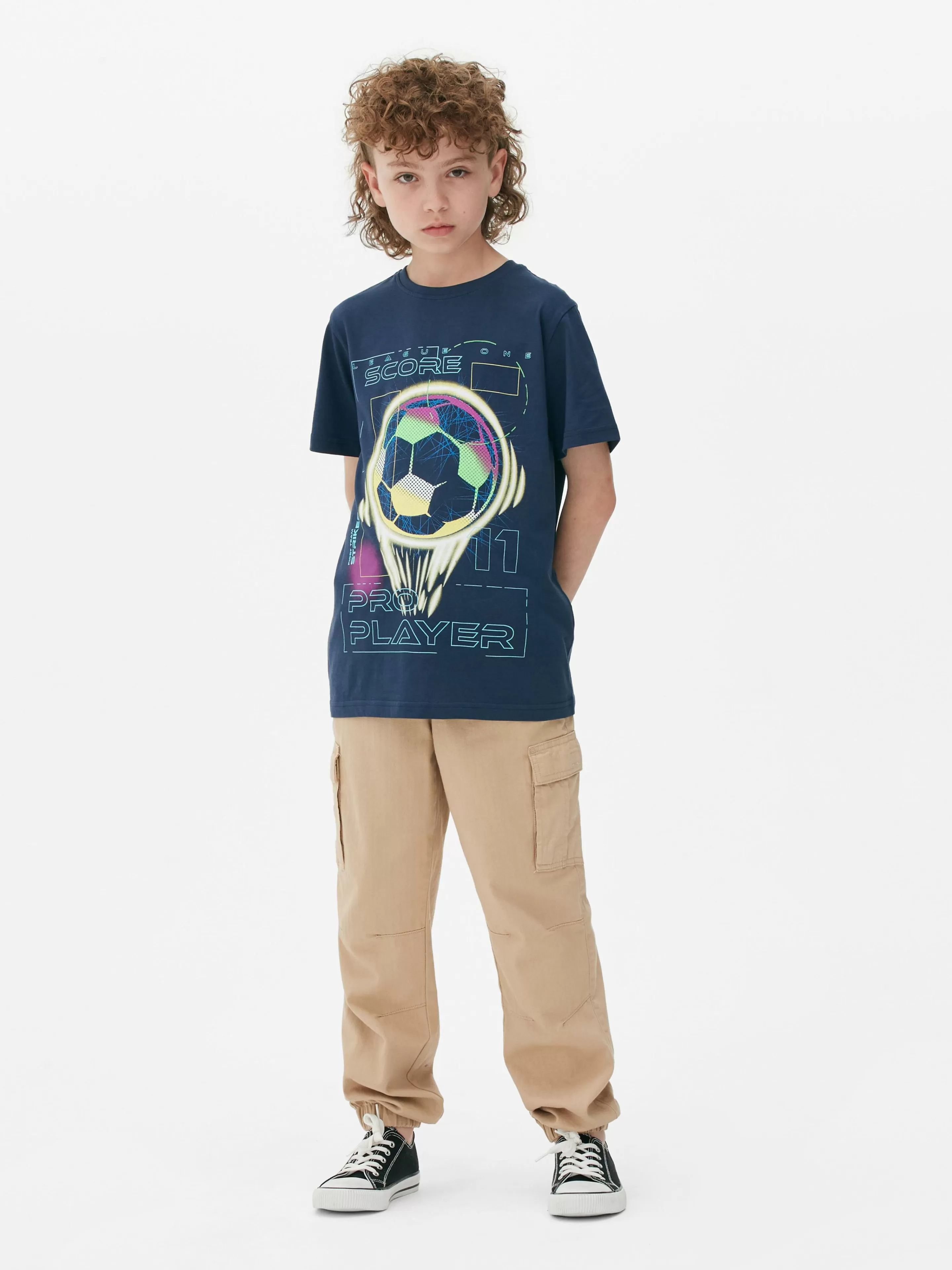 Niños Primark Tops Y Camisetas | Camiseta De Manga Corta Con Estampado Gráfico