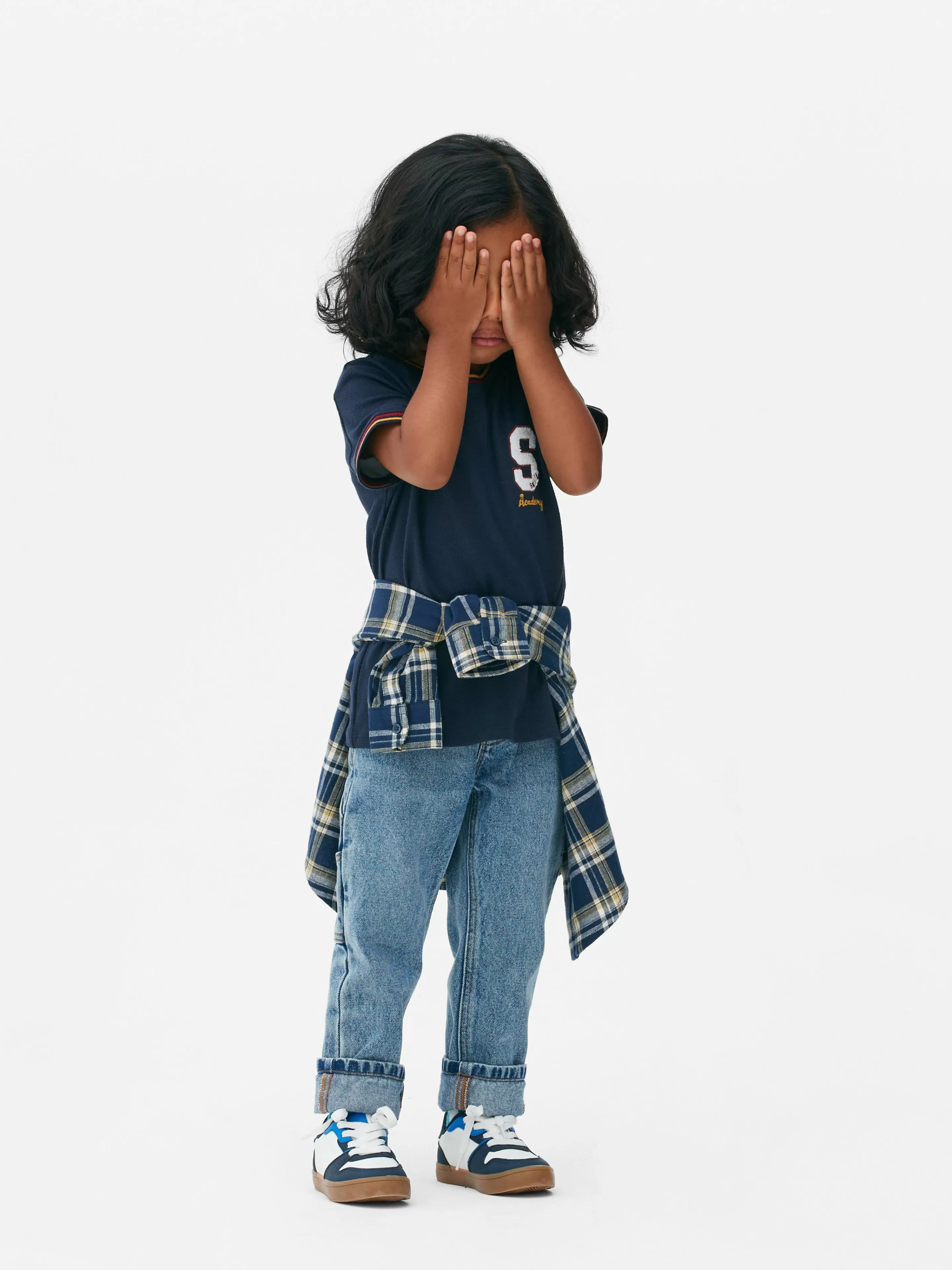 Niños Primark Tops Y Camisetas | Camiseta De Manga Corta De Estilo Universitario