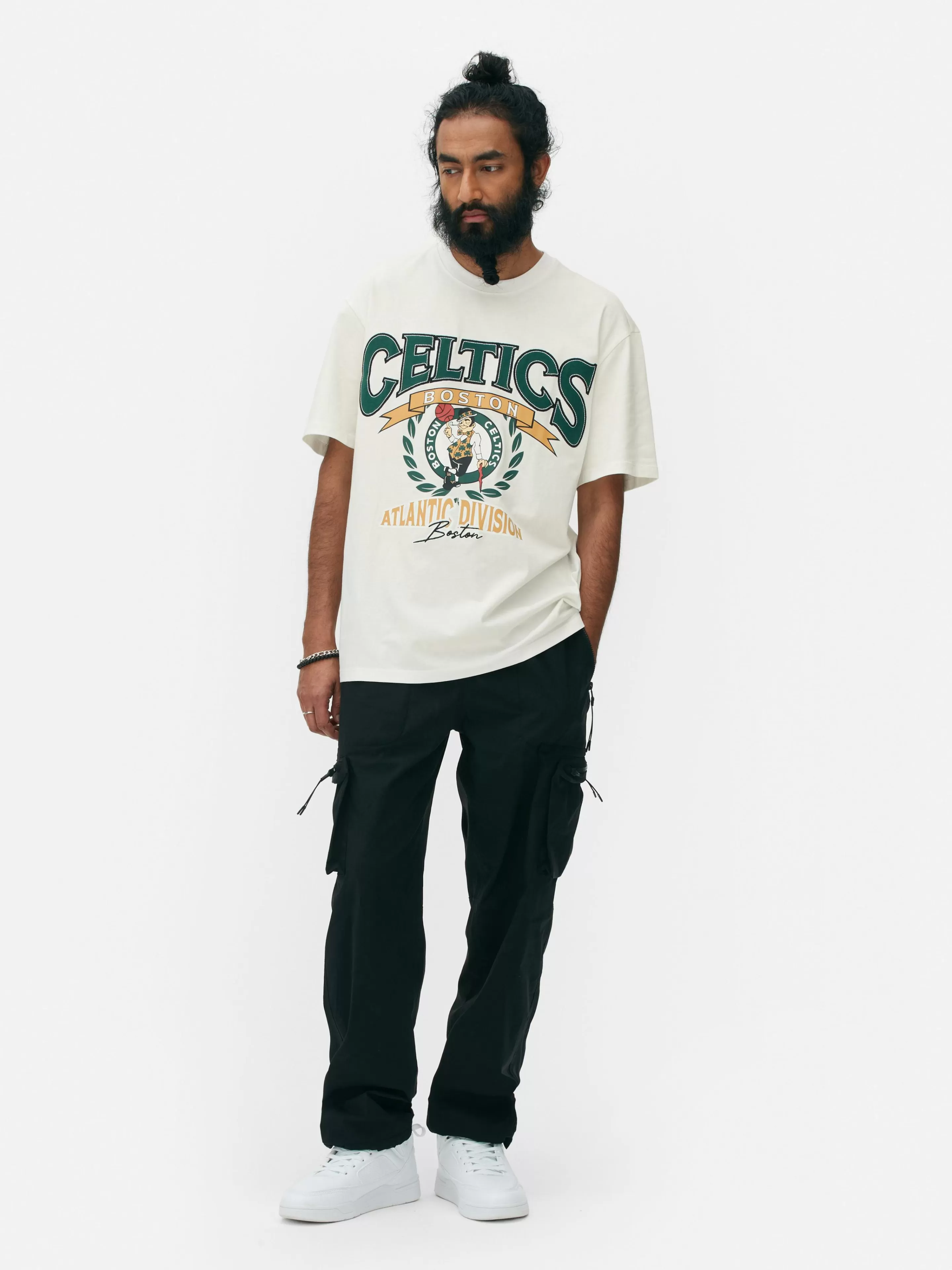 Hombre Primark Camisetas Y Sudaderas Con Estampado Gráfico | Tops Y Camisetas | Camiseta De Manga Corta De La NBA