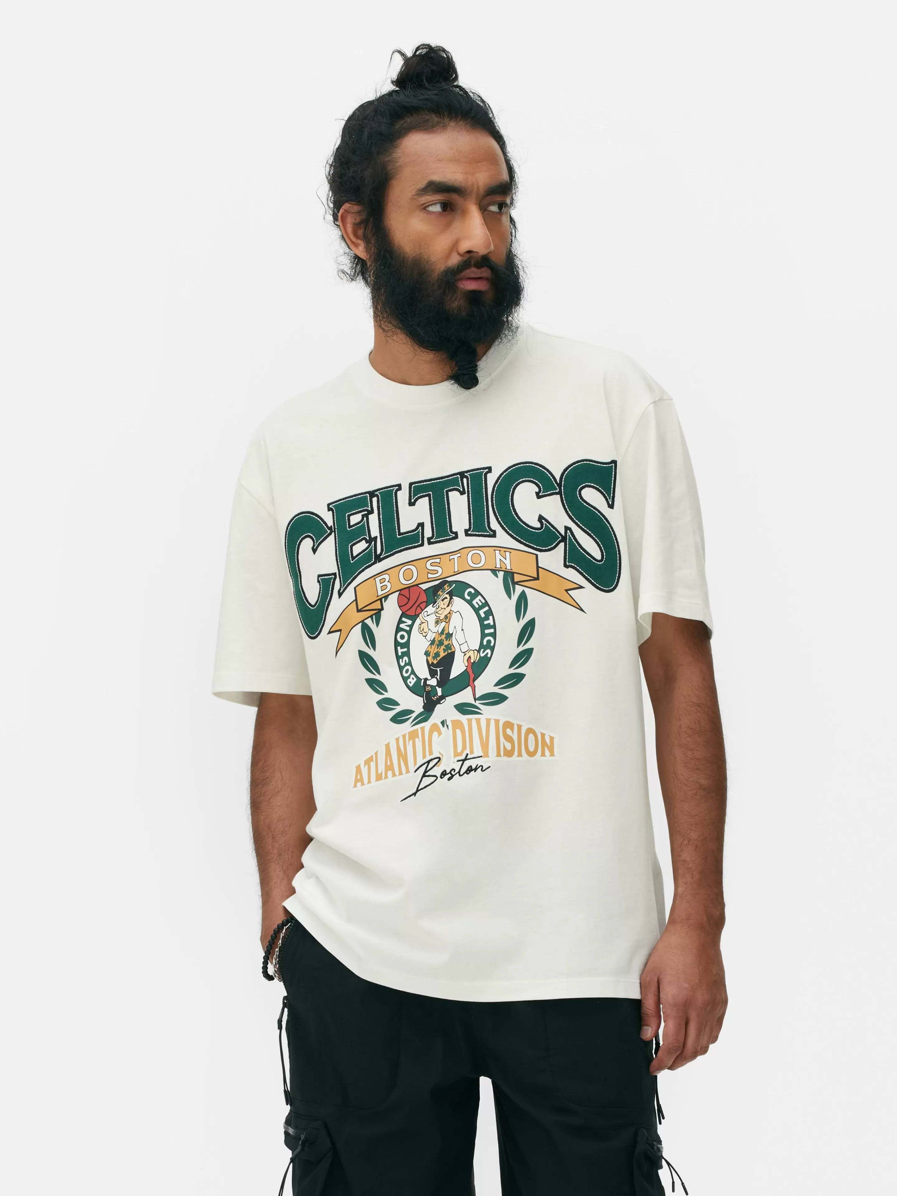 Hombre Primark Camisetas Y Sudaderas Con Estampado Gráfico | Tops Y Camisetas | Camiseta De Manga Corta De La NBA