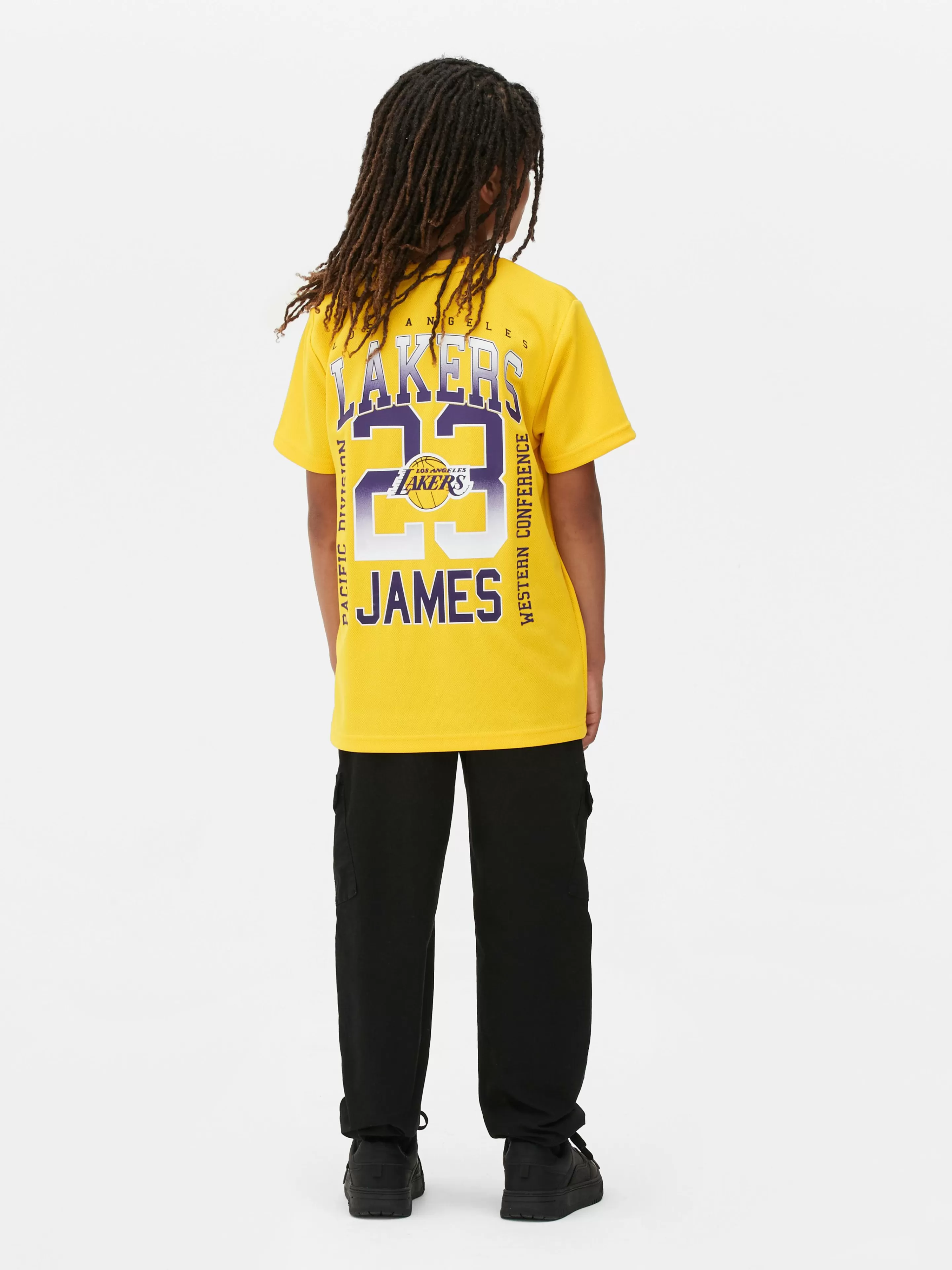 Niños Primark Tops Y Camisetas | Camiseta De Manga Corta De Los Angeles Lakers