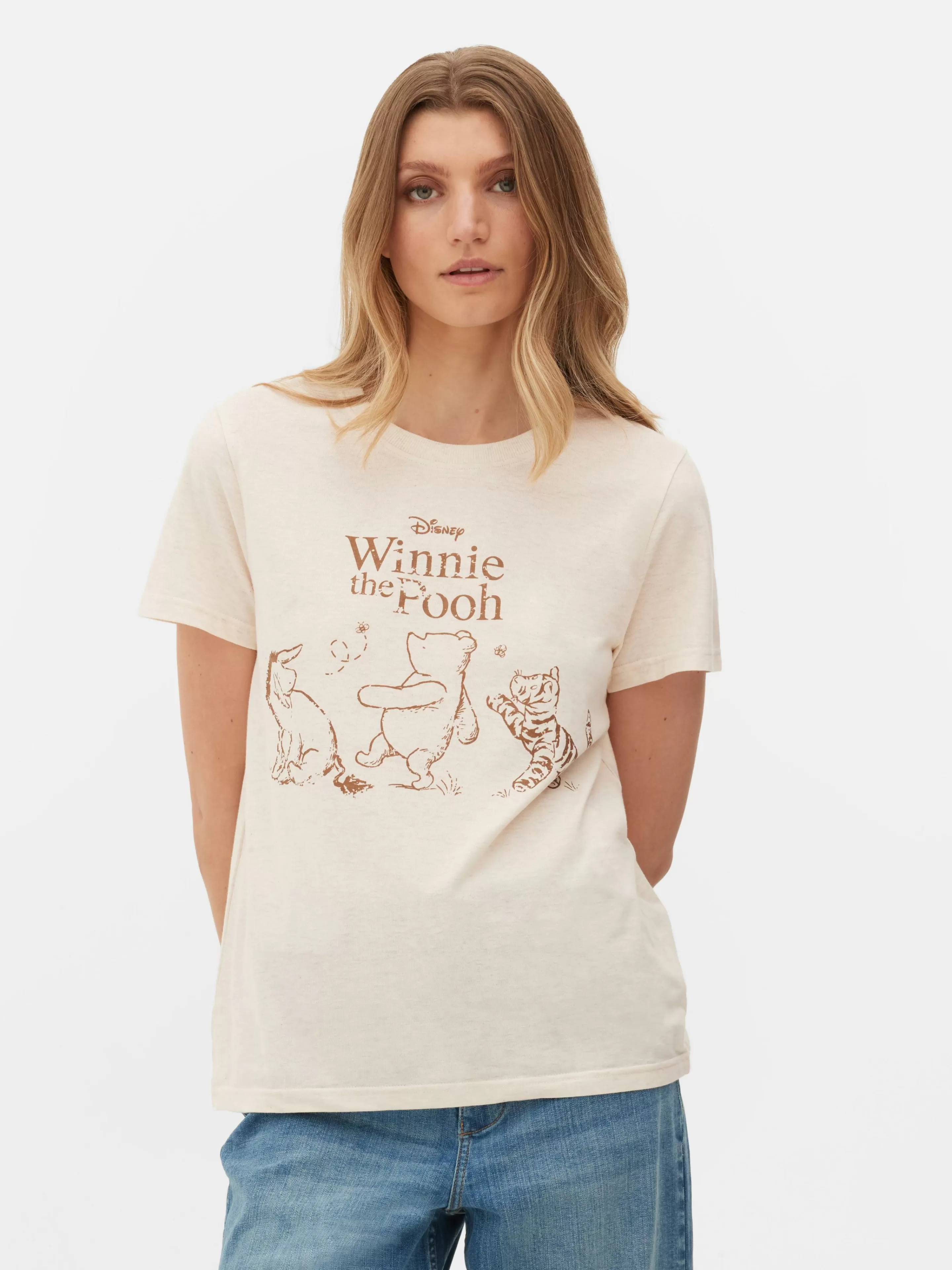 Mujer Primark Tops Y Camisetas | Camiseta De Manga Corta De Winnie The Pooh De Disney