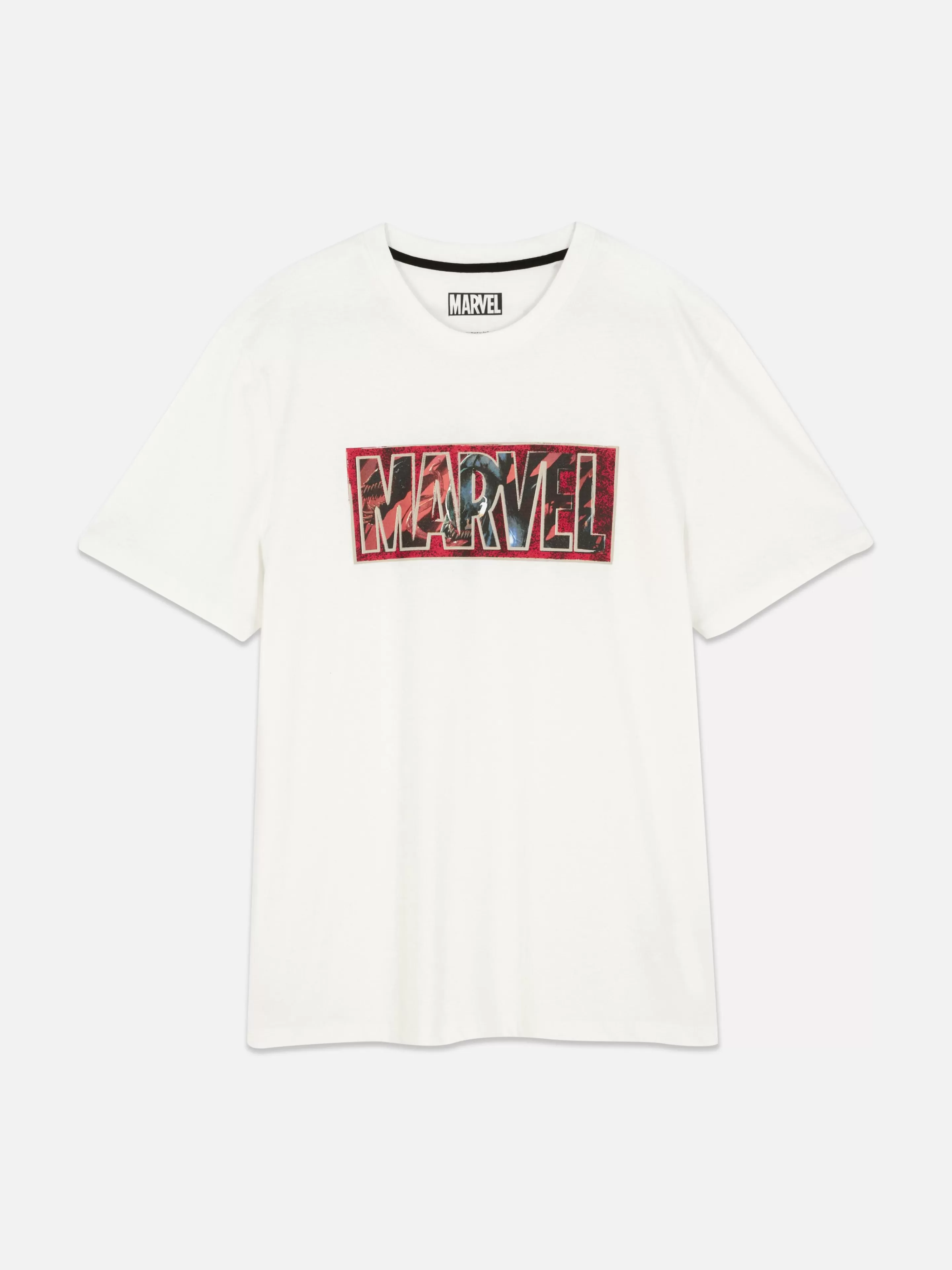 Hombre Primark Camisetas Y Sudaderas Con Estampado Gráfico | Tops Y Camisetas | Camiseta De Manga Corta Gráfica De MARVEL