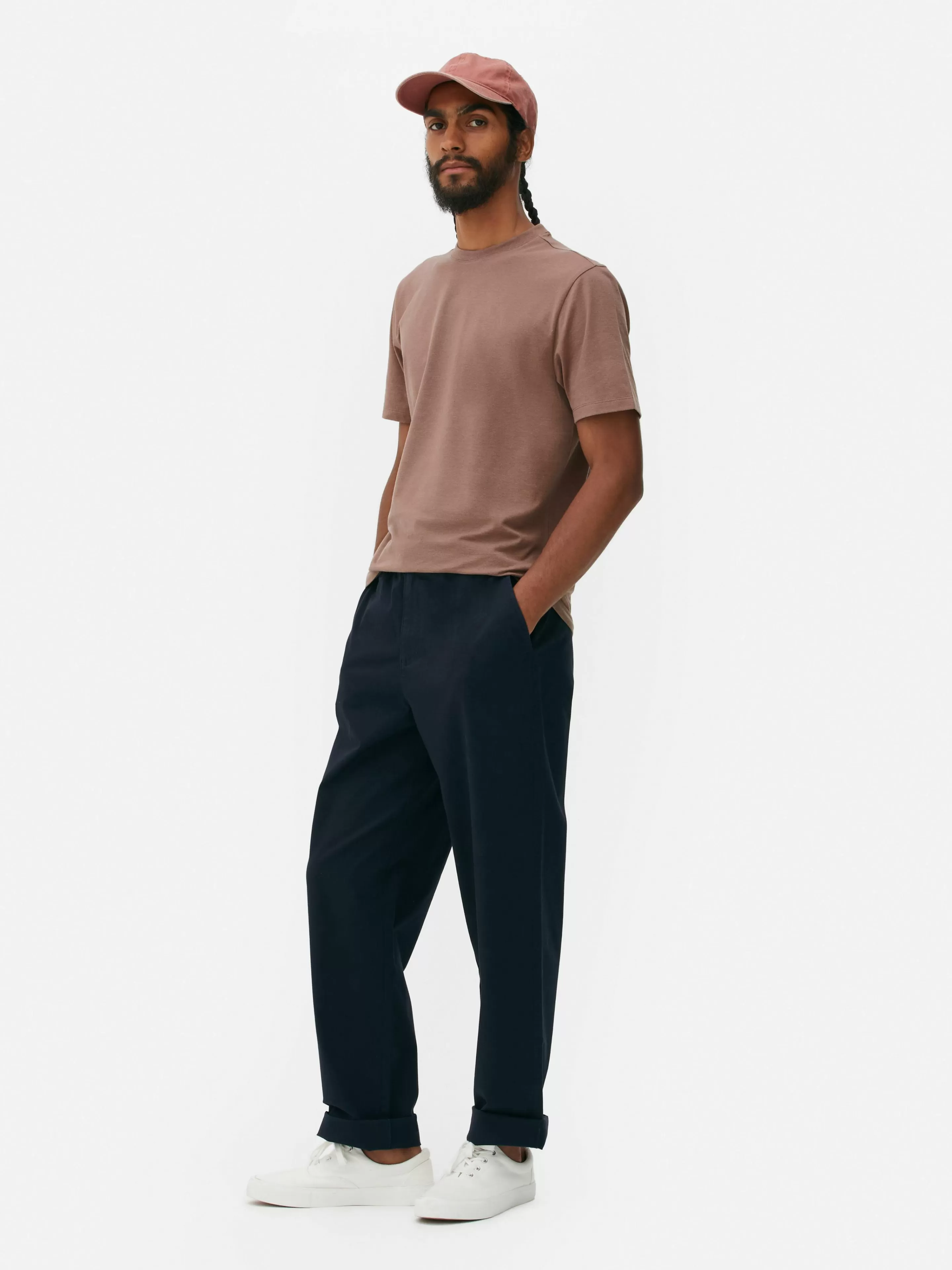 Hombre Primark Tops Y Camisetas | Camiseta De Manga Corta Y Corte Entallado