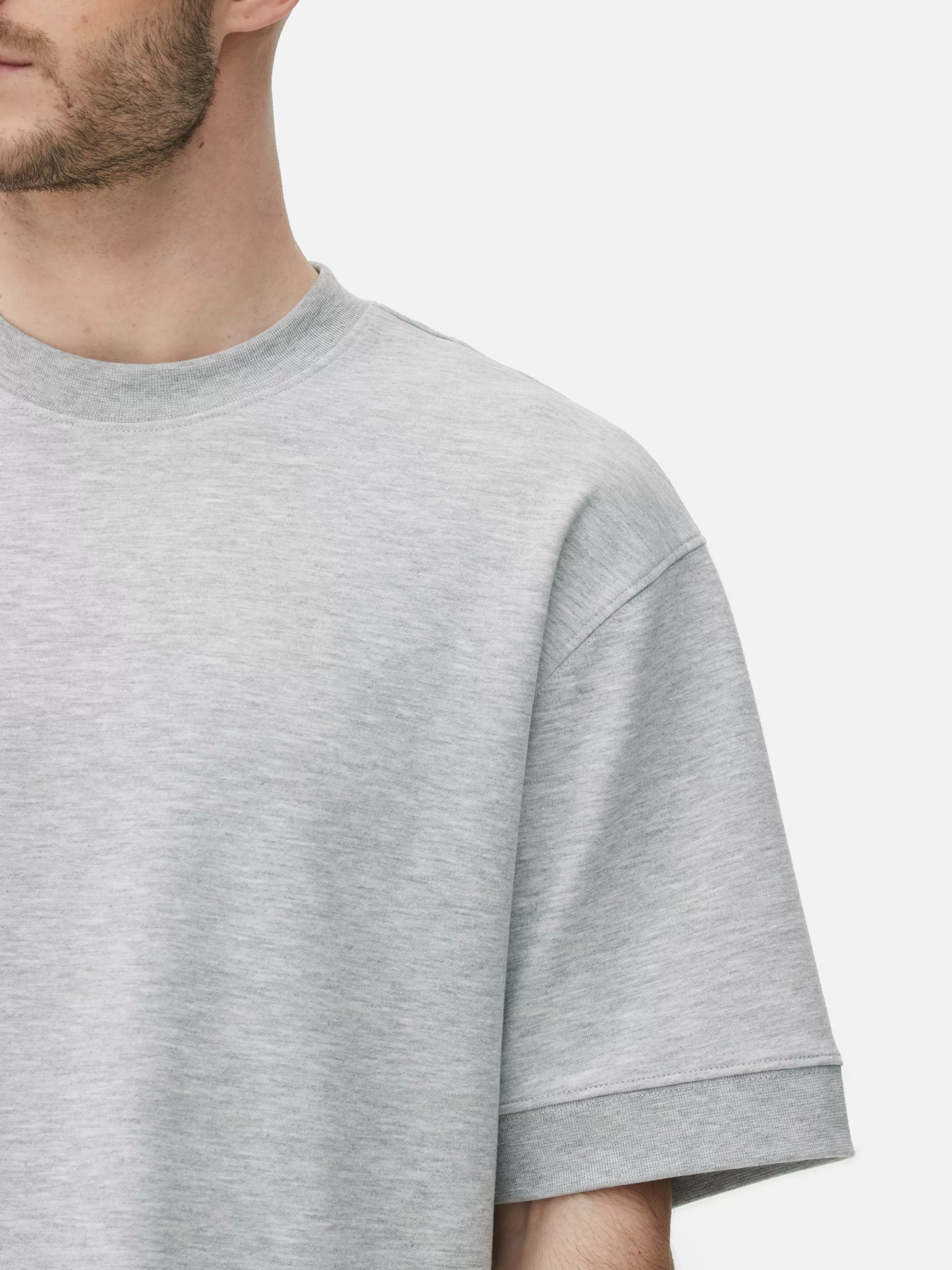 Hombre Primark Tops Y Camisetas | Camiseta De Manga Corta Y Cuello Redondo De Kem