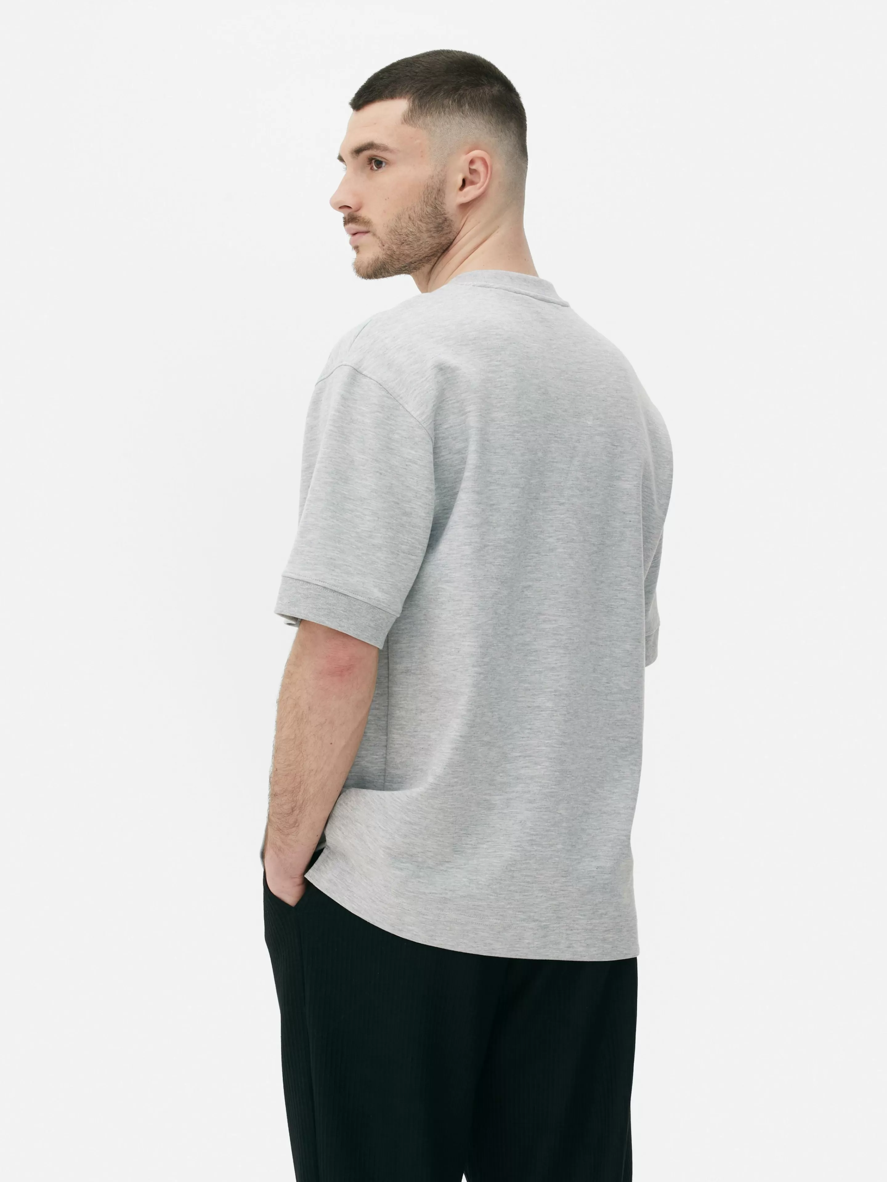 Hombre Primark Tops Y Camisetas | Camiseta De Manga Corta Y Cuello Redondo De Kem