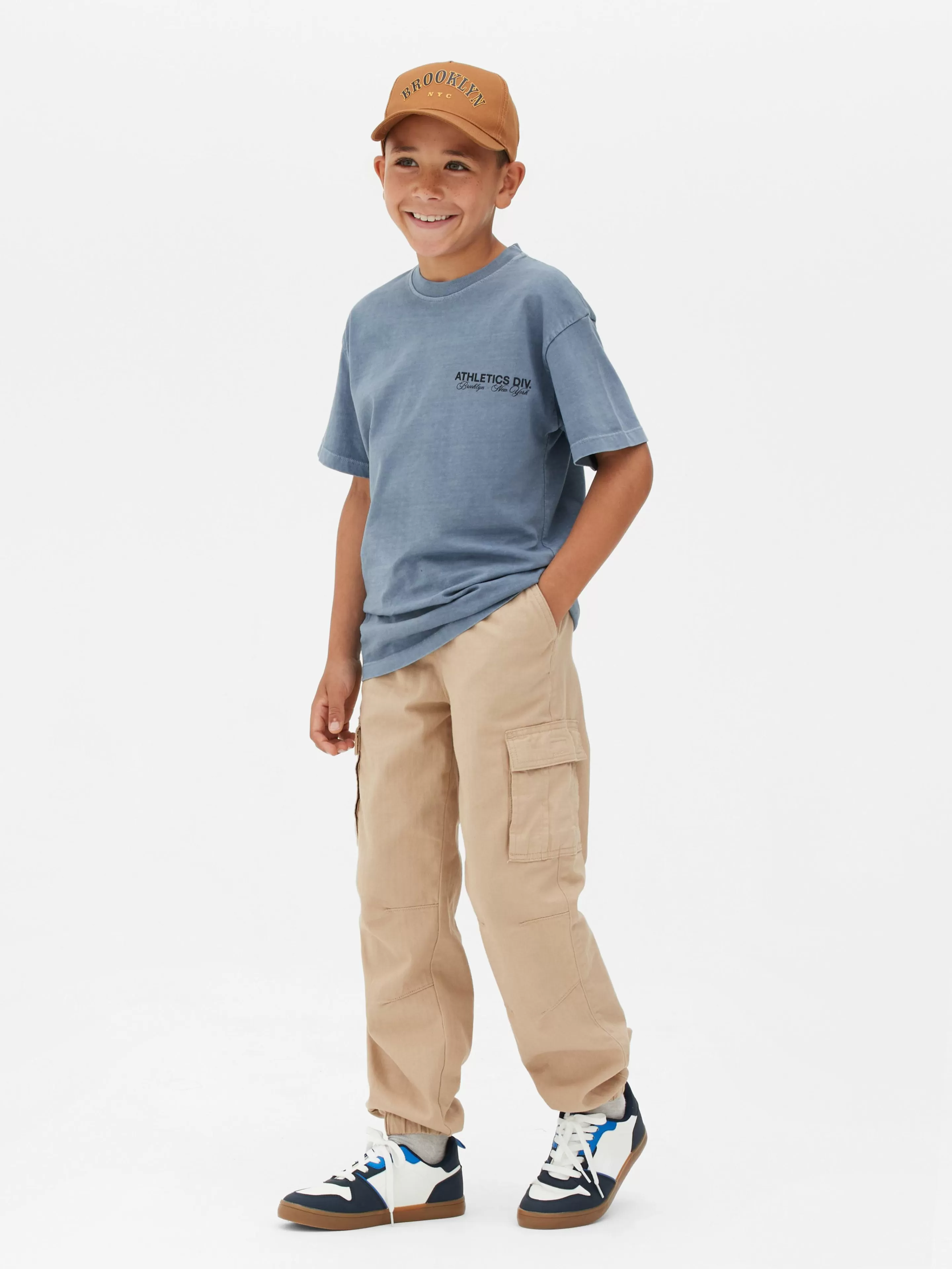 Niños Primark Tops Y Camisetas | Camiseta De Manga Corta Y Estampado Deportivo