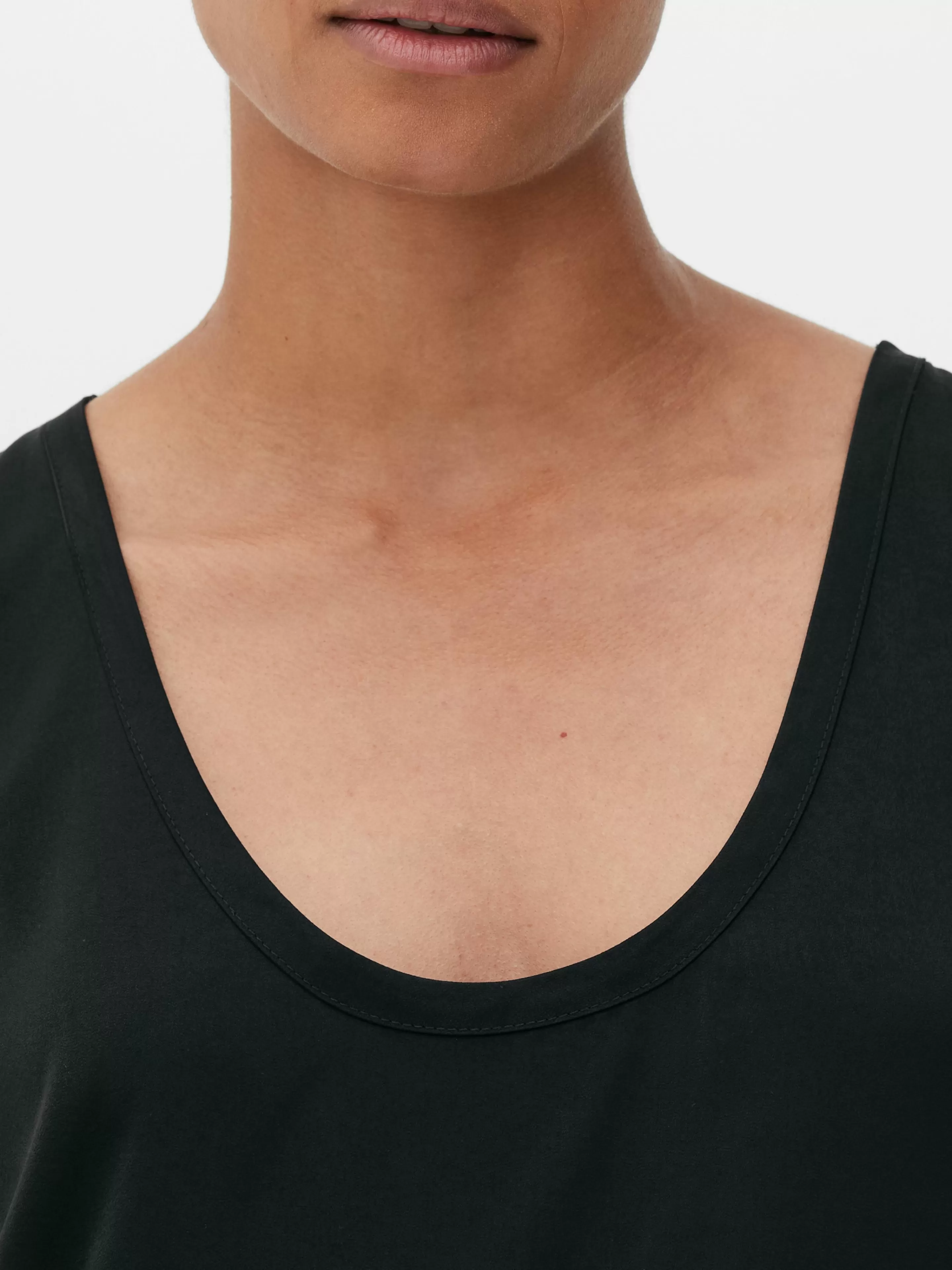 Mujer Primark Tops Y Camisetas | Camiseta Sin Mangas Básica De Corte Holgado