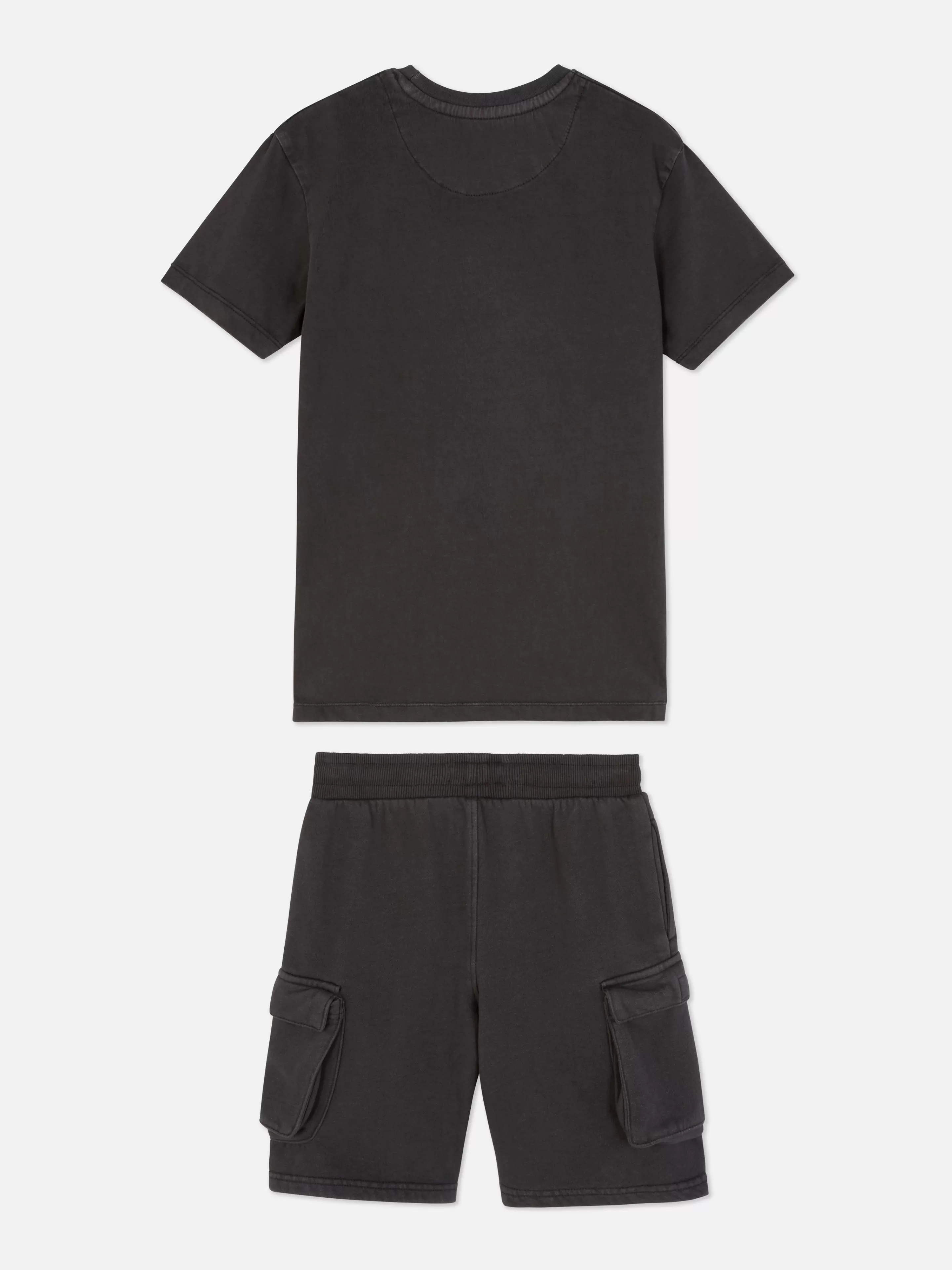 Niños Primark Conjuntos Y Sets | Camiseta Y Pantalones Cortos Cargo Para Niño Mayor