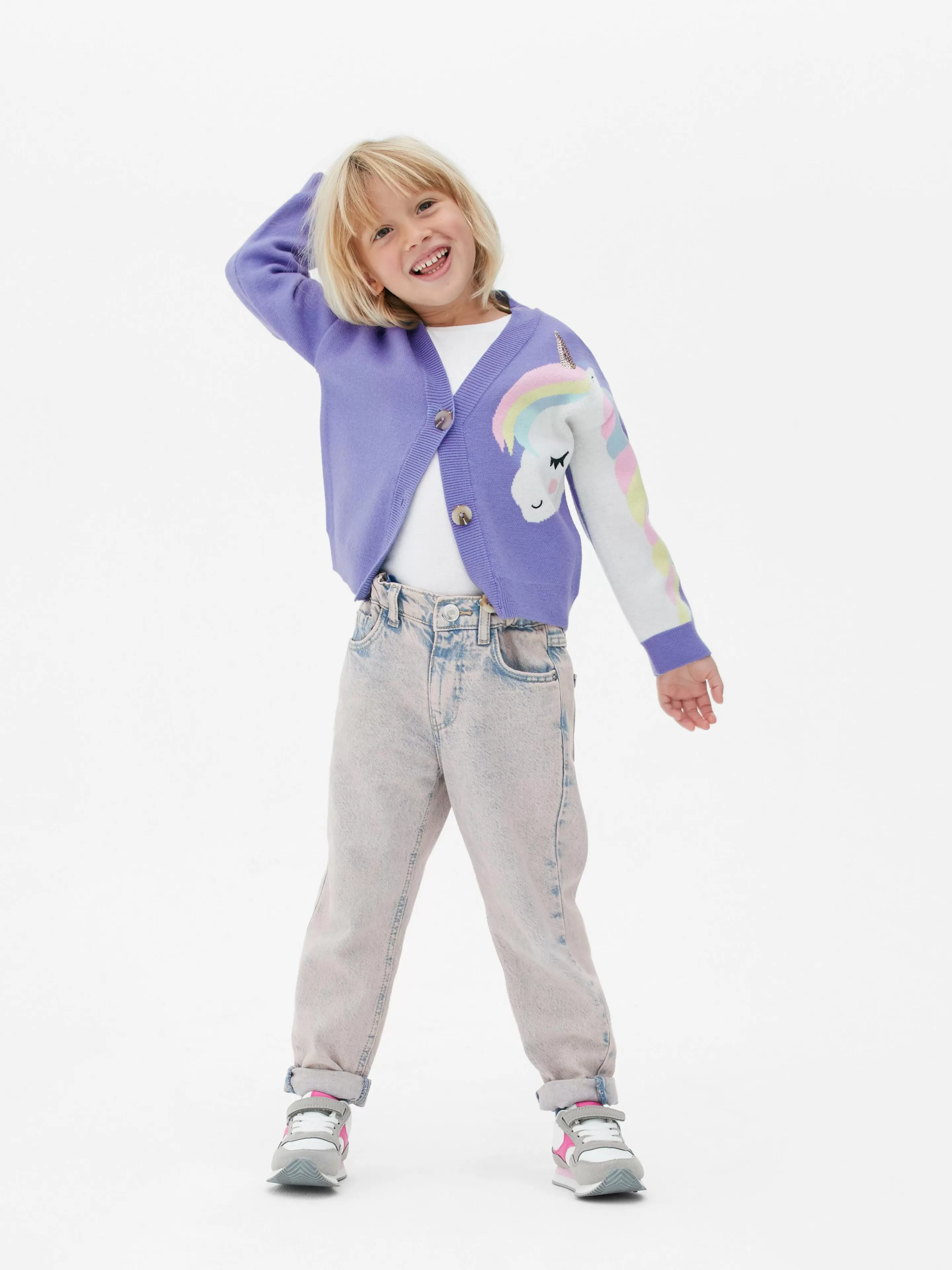 Niños Primark Jerseys Y Cárdigans | Cárdigan Con Cuello De Pico Con Unicornio