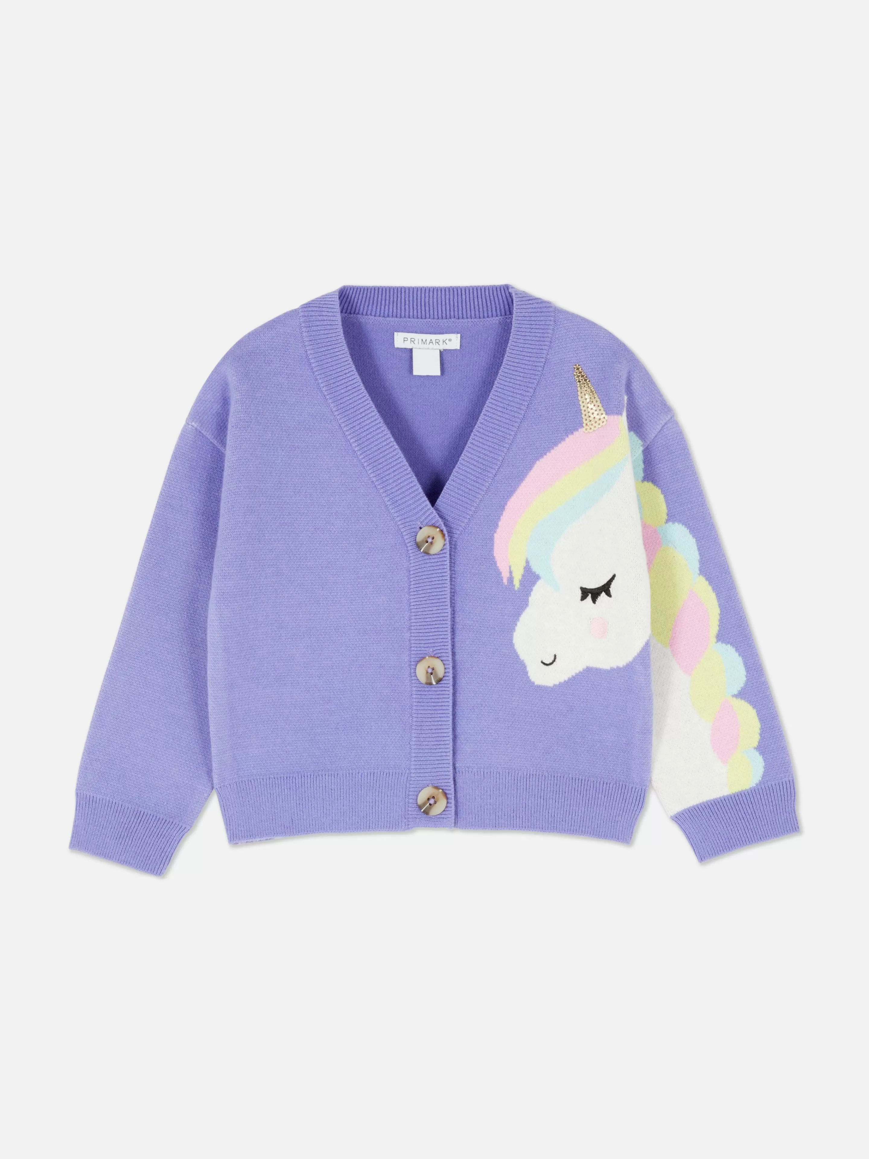 Niños Primark Jerseys Y Cárdigans | Cárdigan Con Cuello De Pico Con Unicornio
