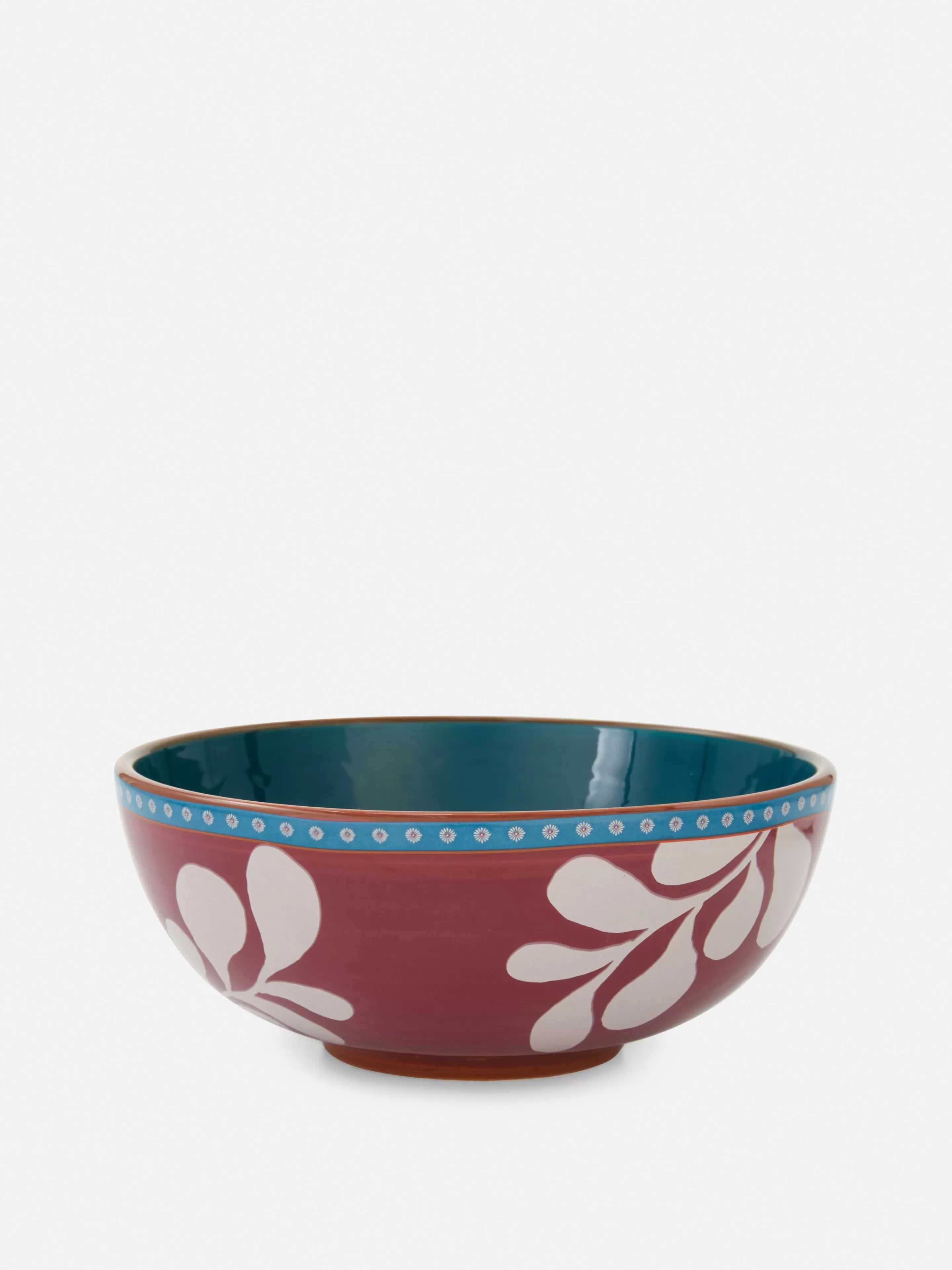 Primark Menaje | Platos, Fuentes Y Boles | Cuenco De Cereales Decorado Con Flores