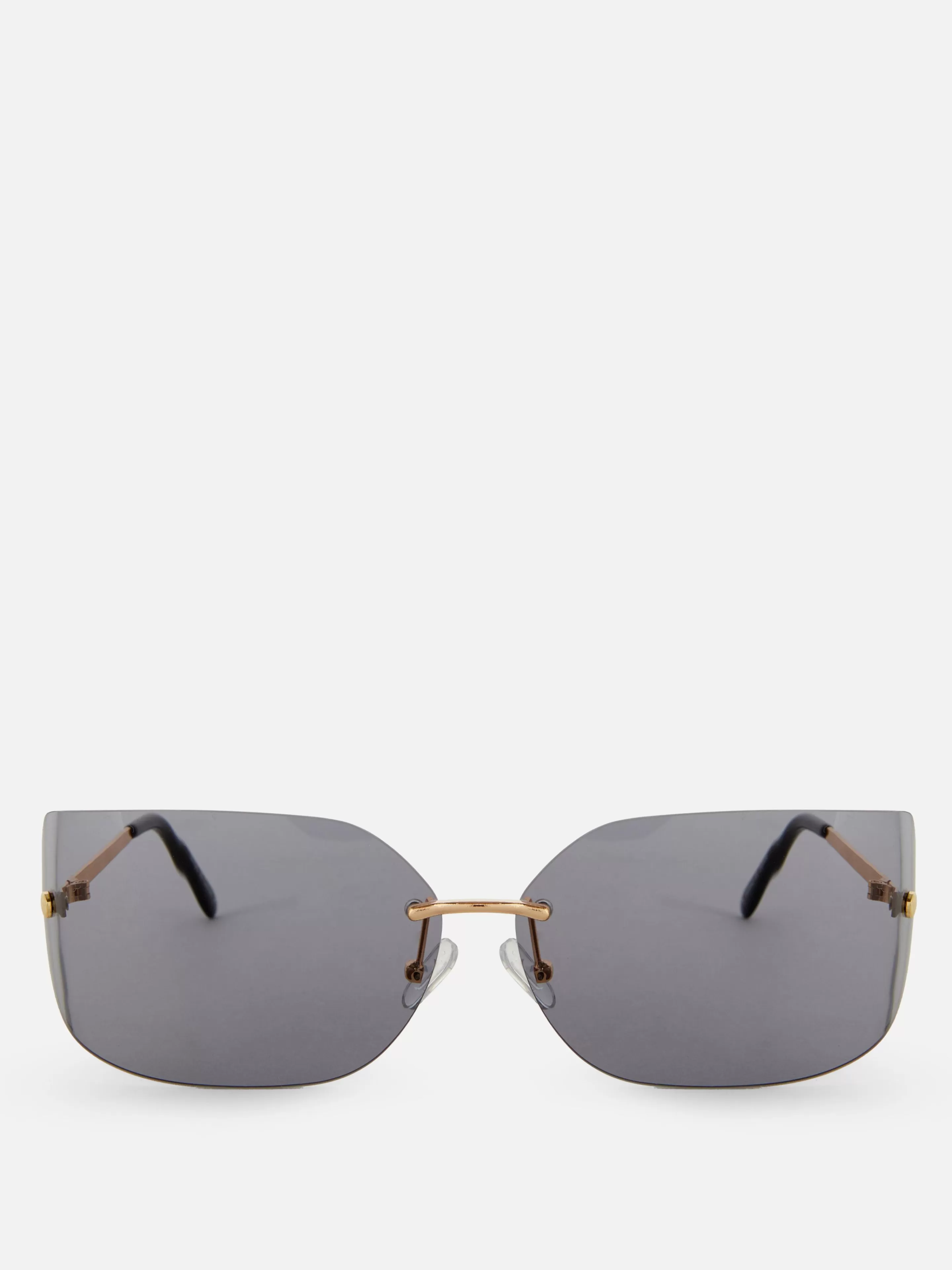Mujer Primark Gafas De Sol | Gafas De Sol De Montura Invisible Curva De Rita Ora