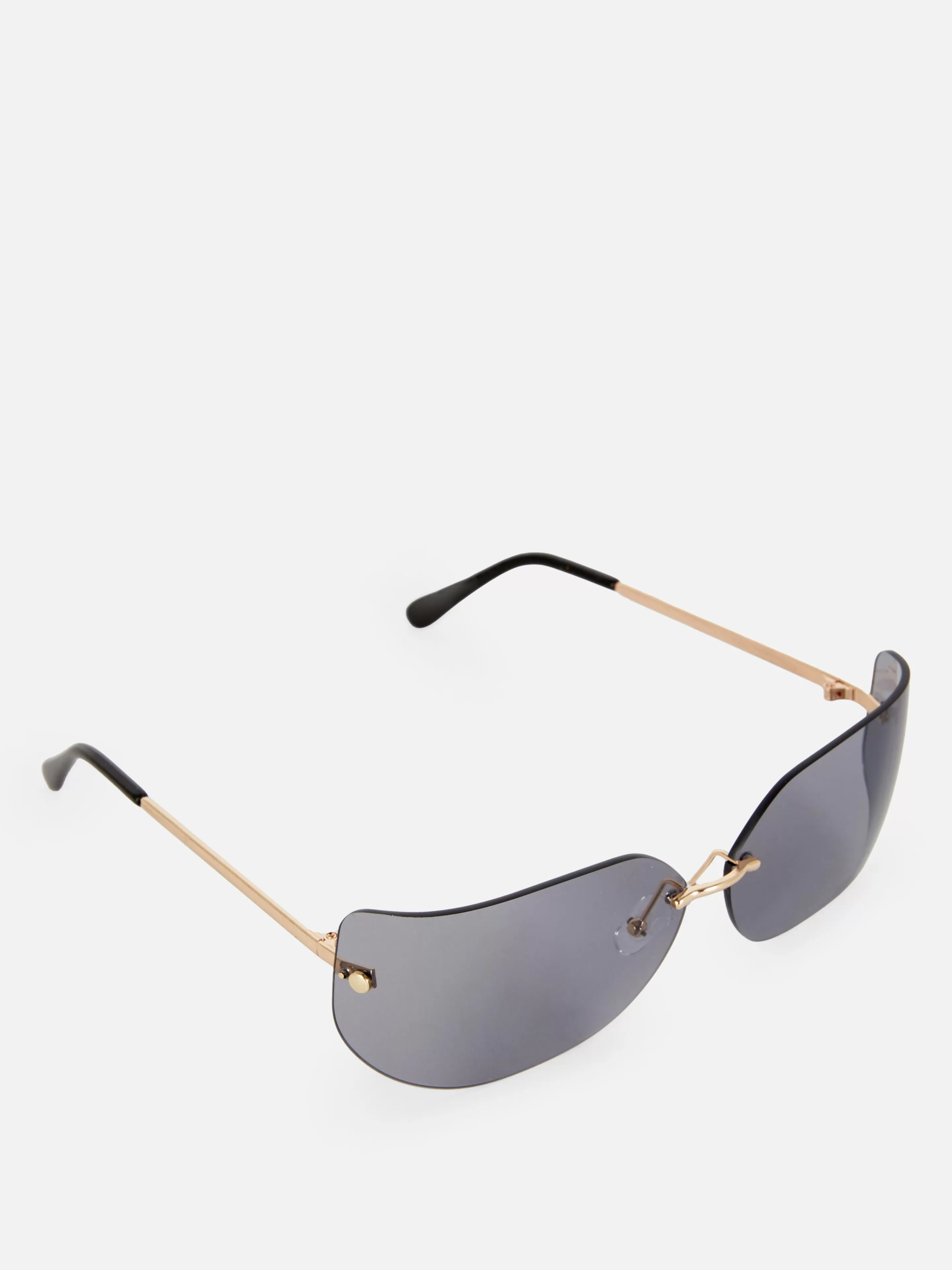 Mujer Primark Gafas De Sol | Gafas De Sol De Montura Invisible Curva De Rita Ora