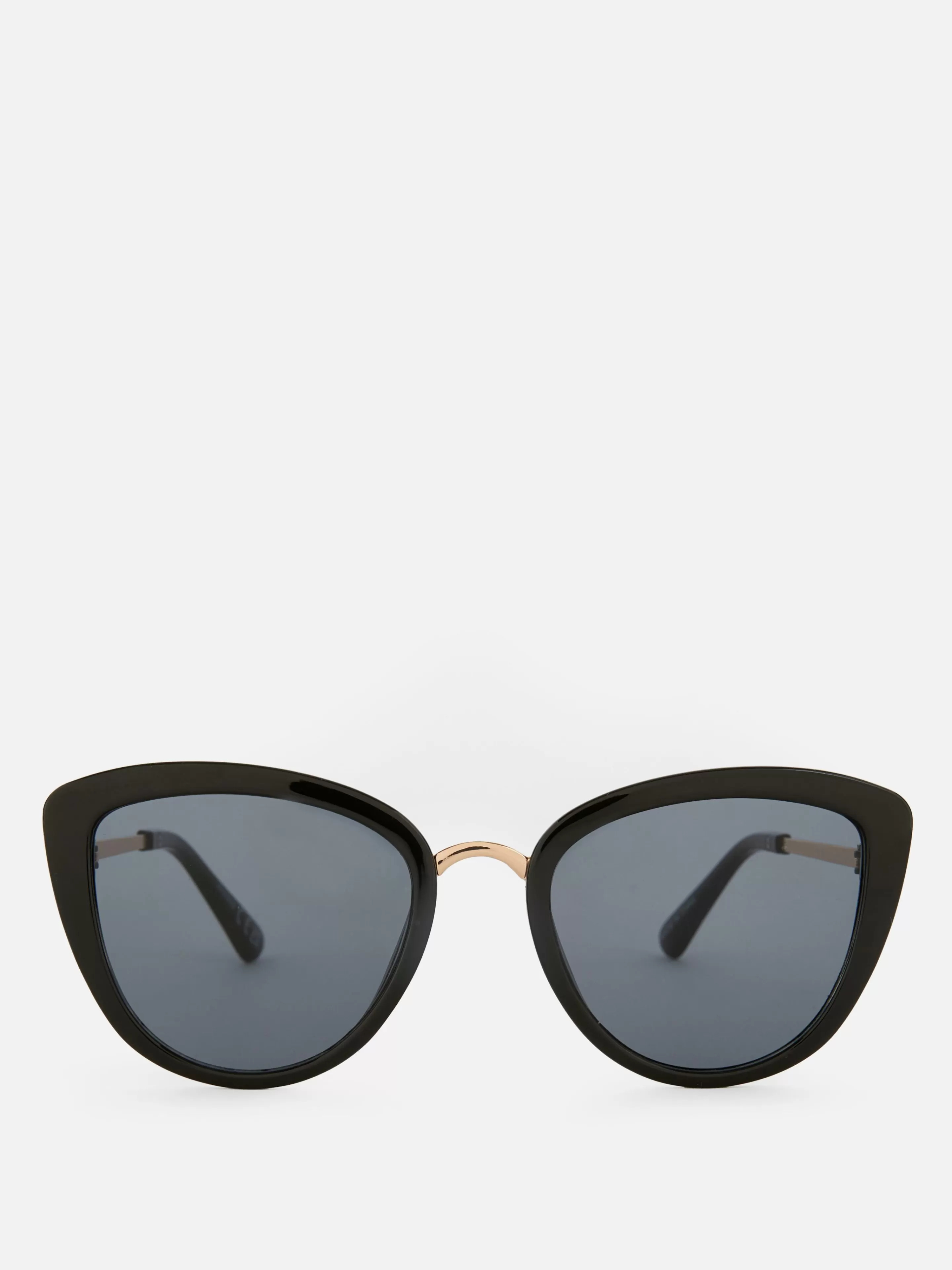 Mujer Primark Gafas De Sol | Gafas De Sol Estilo Ojos De Gato Con Ribete Metálico