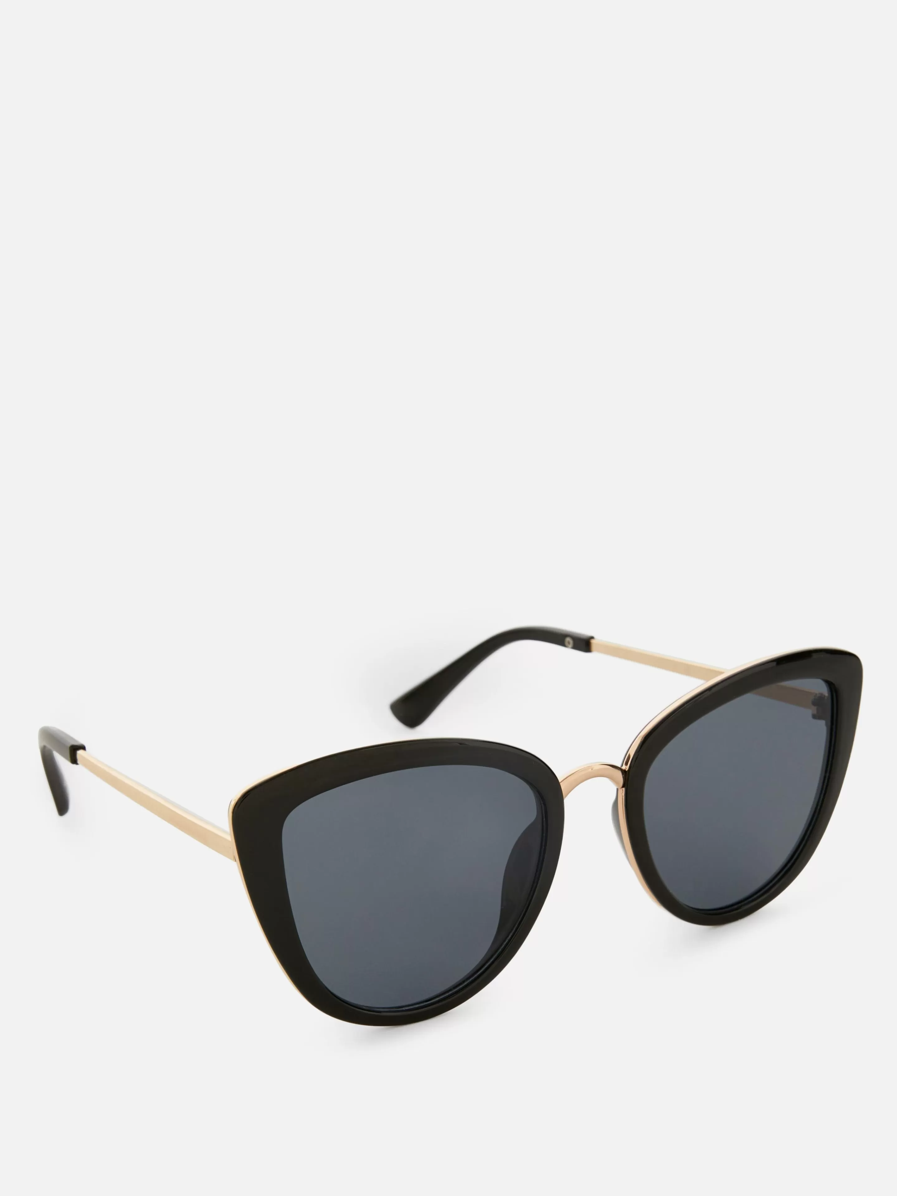 Mujer Primark Gafas De Sol | Gafas De Sol Estilo Ojos De Gato Con Ribete Metálico