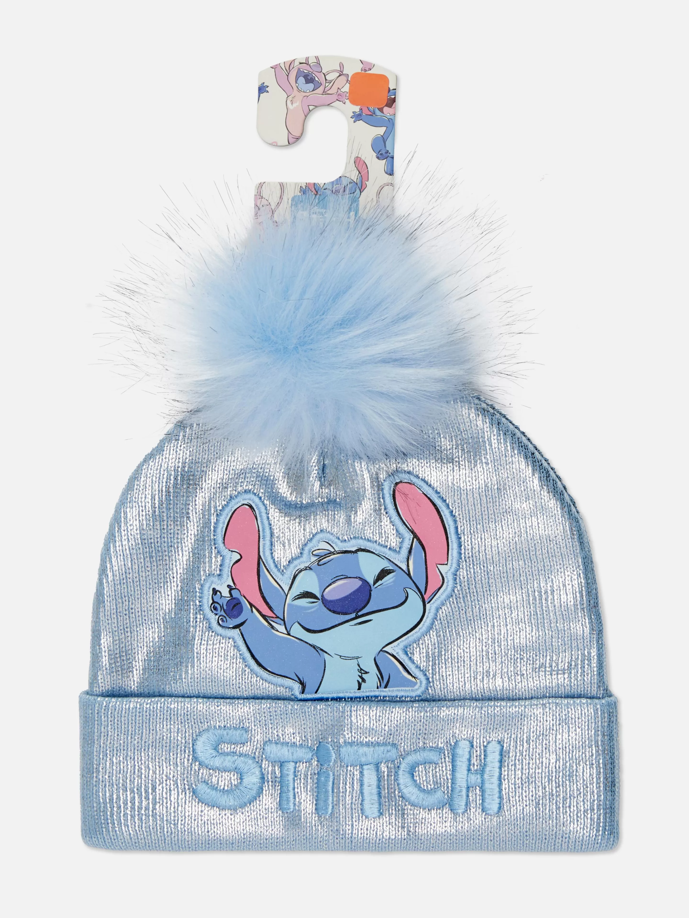 Niños Primark Gorros, Sombreros, Guantes Y Bufandas | Gorro De Punto Con Pompón De Stitch De Disney