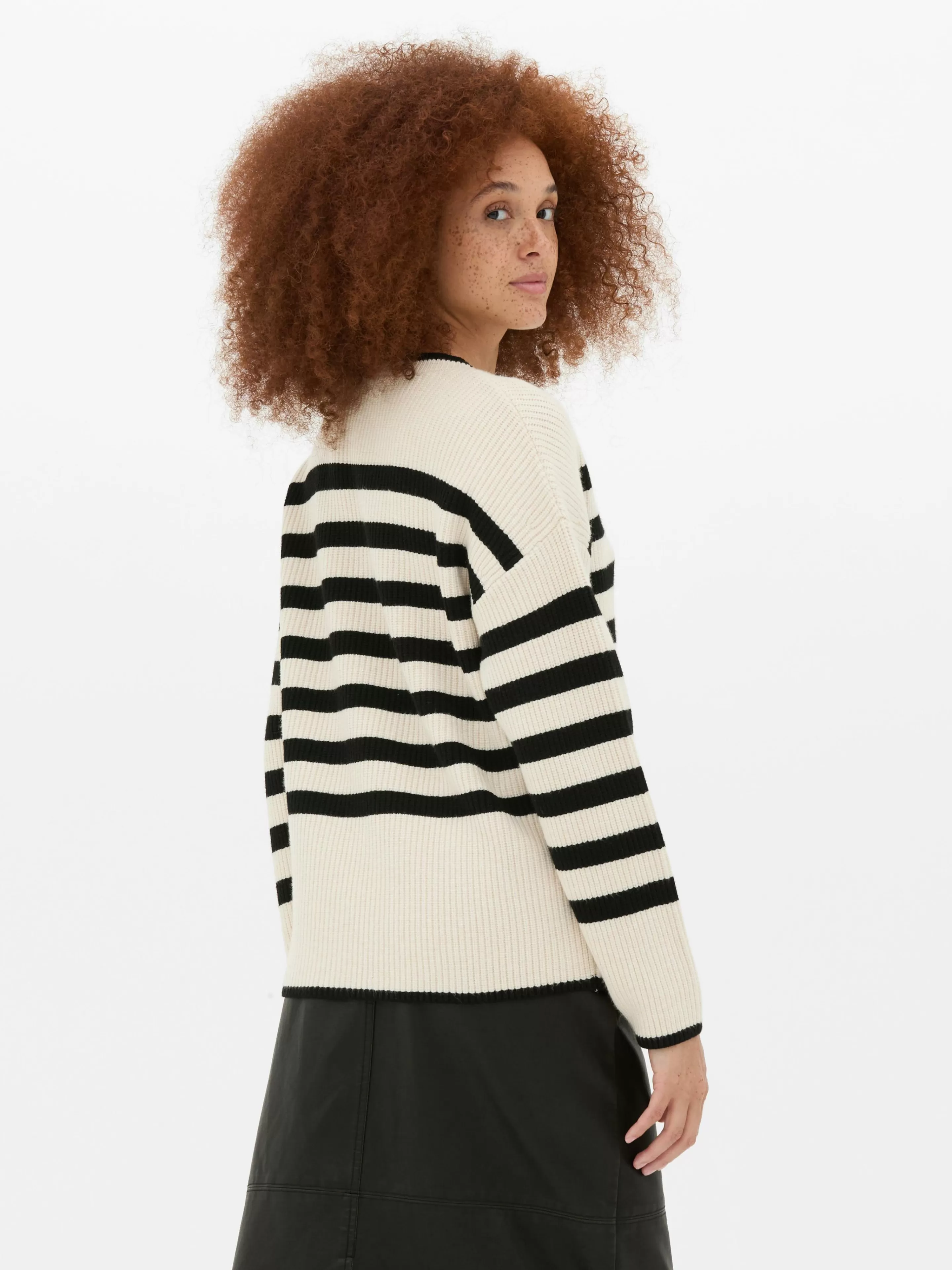 Mujer Primark Jerseys Y Cárdigans | Jersey De Cuello Redondo Con Botones Decorativos