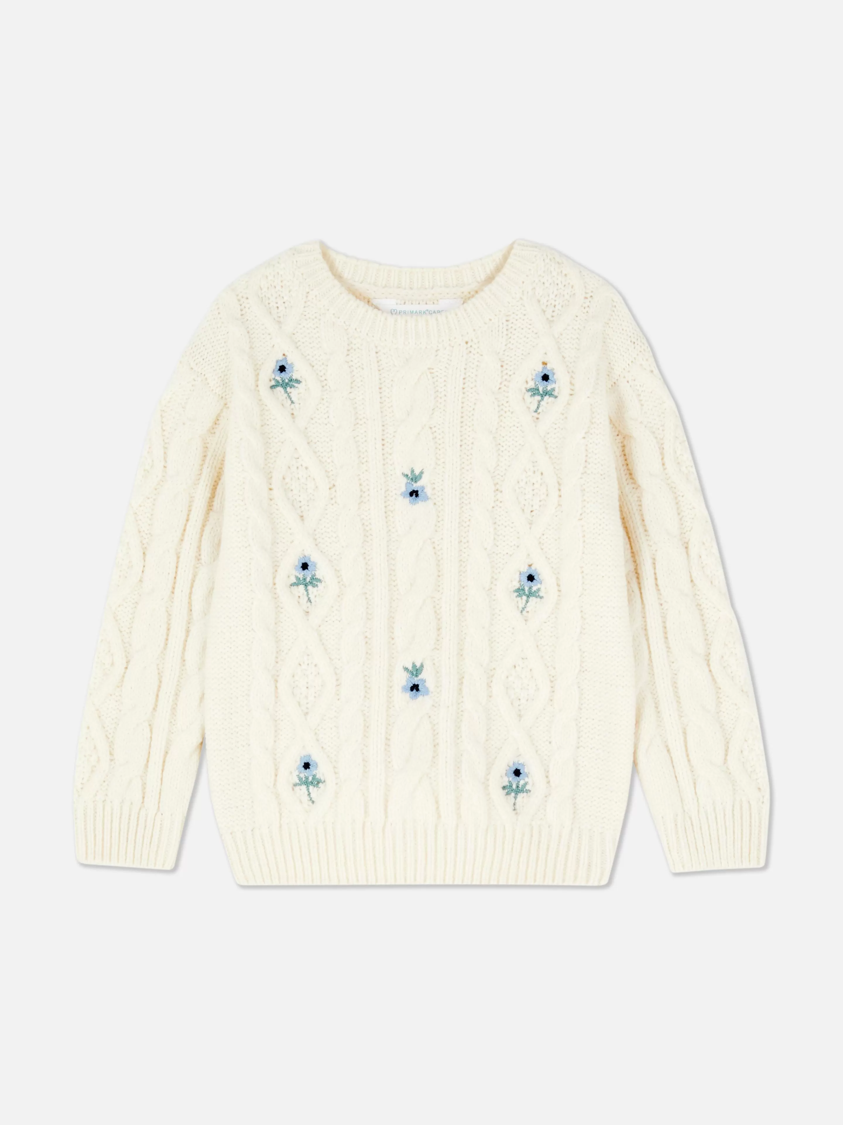 Niños Primark Jerseys Y Cárdigans | Jersey De Punto De Ochos Con Flores Bordadas