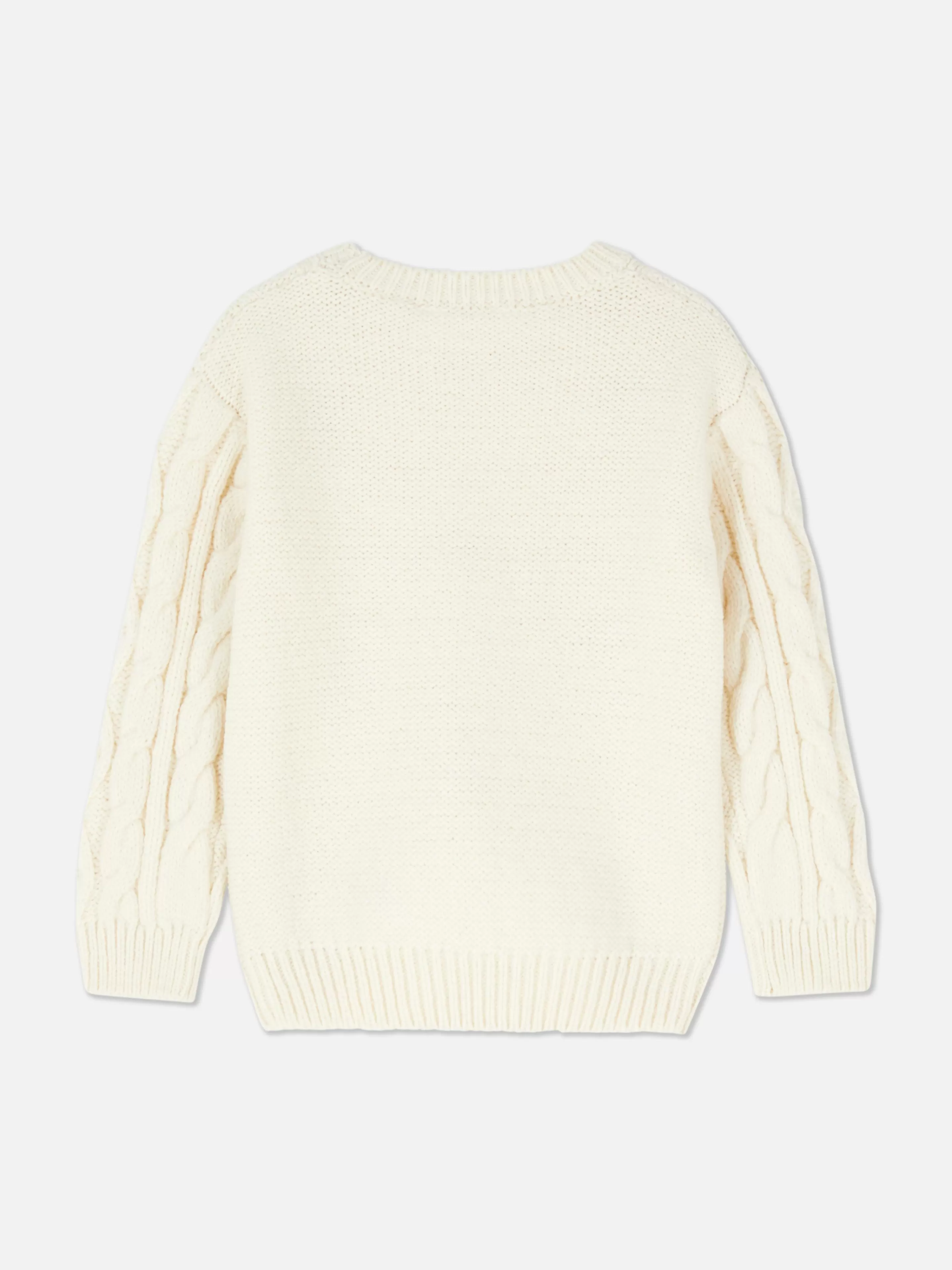 Niños Primark Jerseys Y Cárdigans | Jersey De Punto De Ochos Con Flores Bordadas