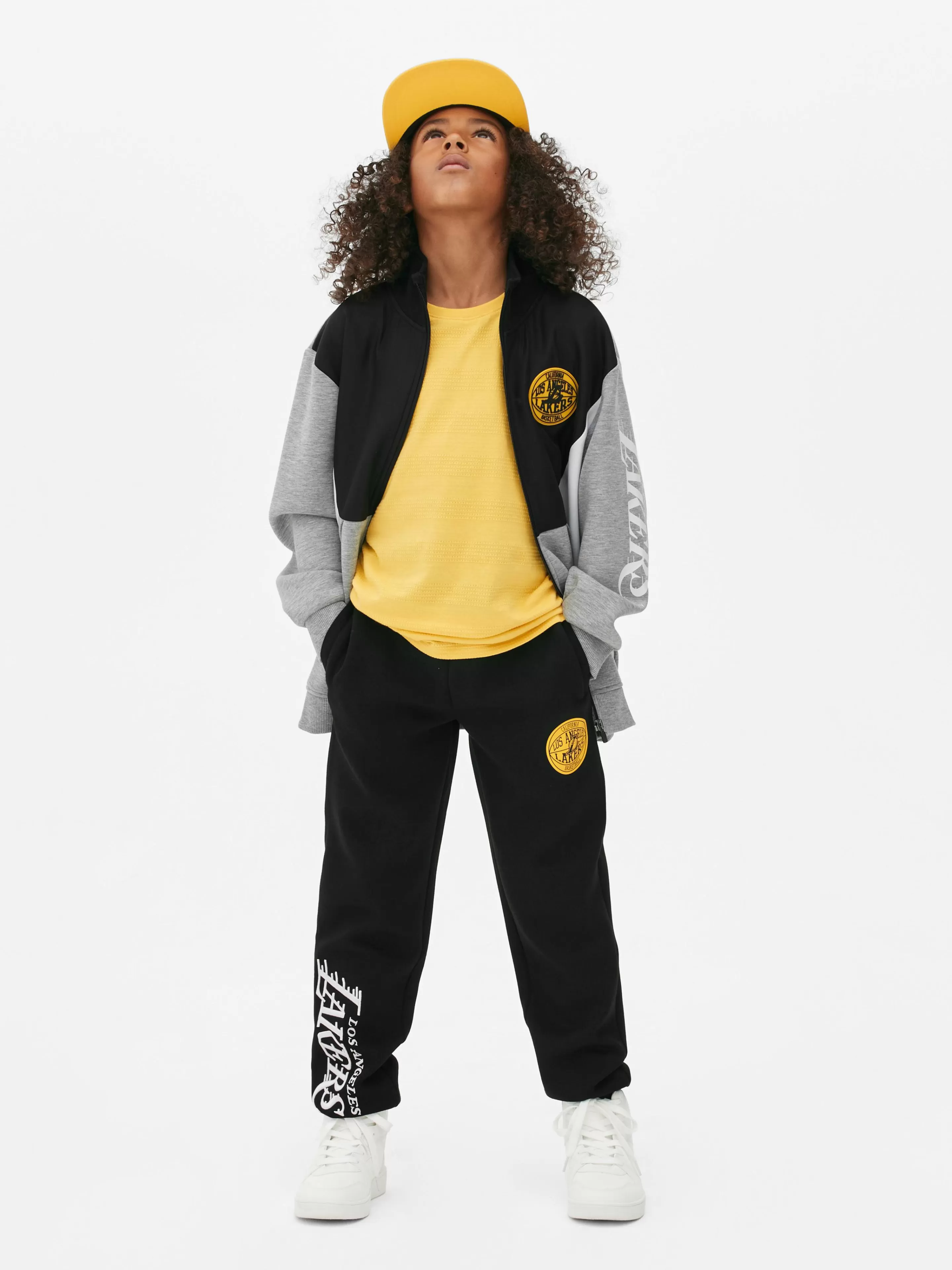 Niños Primark Pantalones De Chándal | Joggers Con Cordón De Ajuste De Los Angeles Lakers
