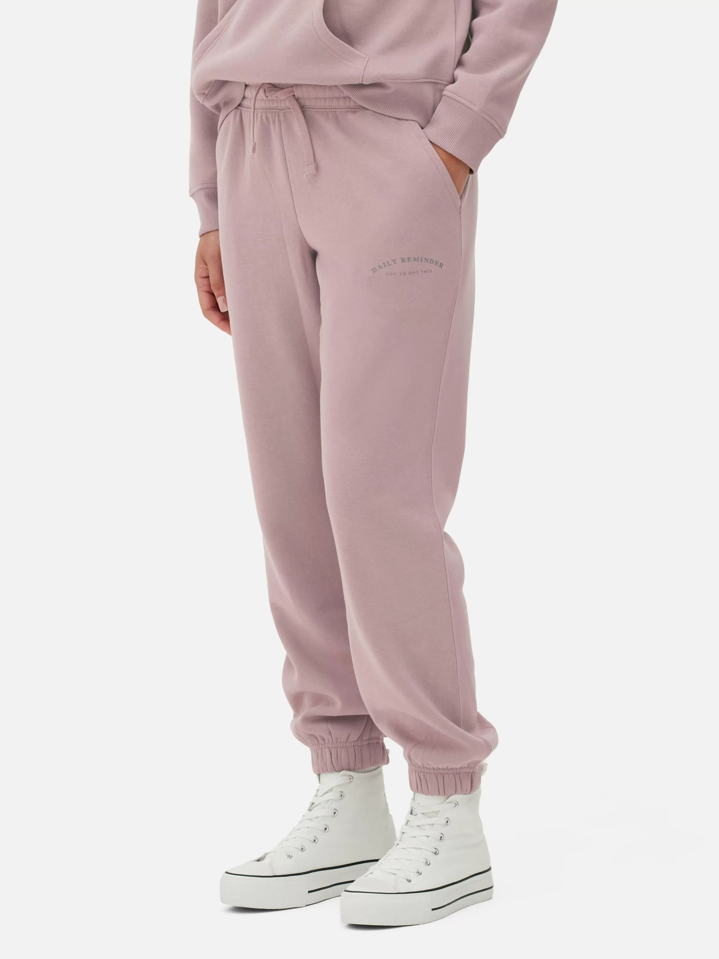 Mujer Primark Pantalones De Chándal | Joggers Con Cordón De Ajuste Y Estampado Gráfico