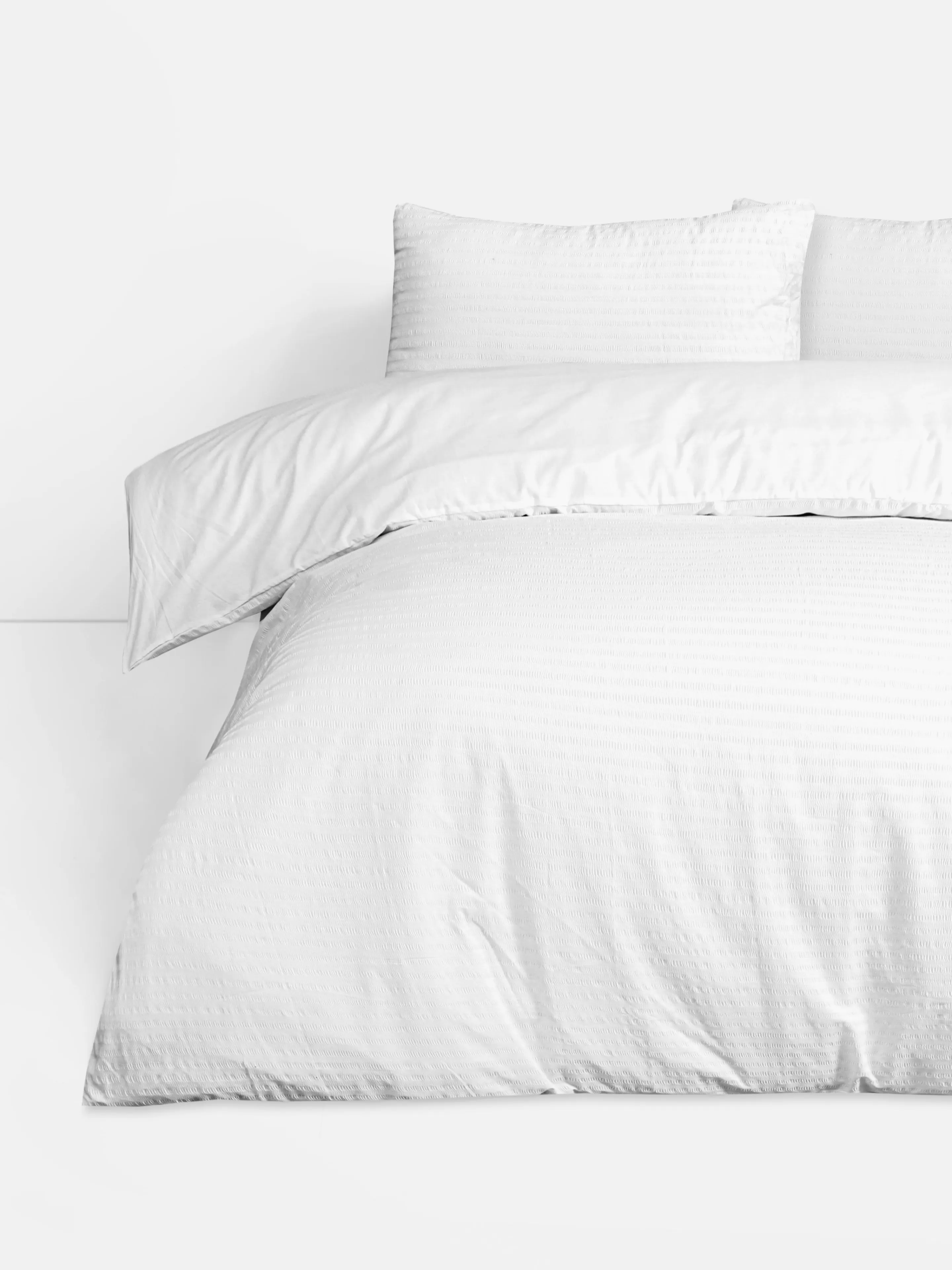 Primark Fundas De Edredón Y Sets | Juego De Fundas De Edredón Y Almohadas De Seersucker Para Cama King Size