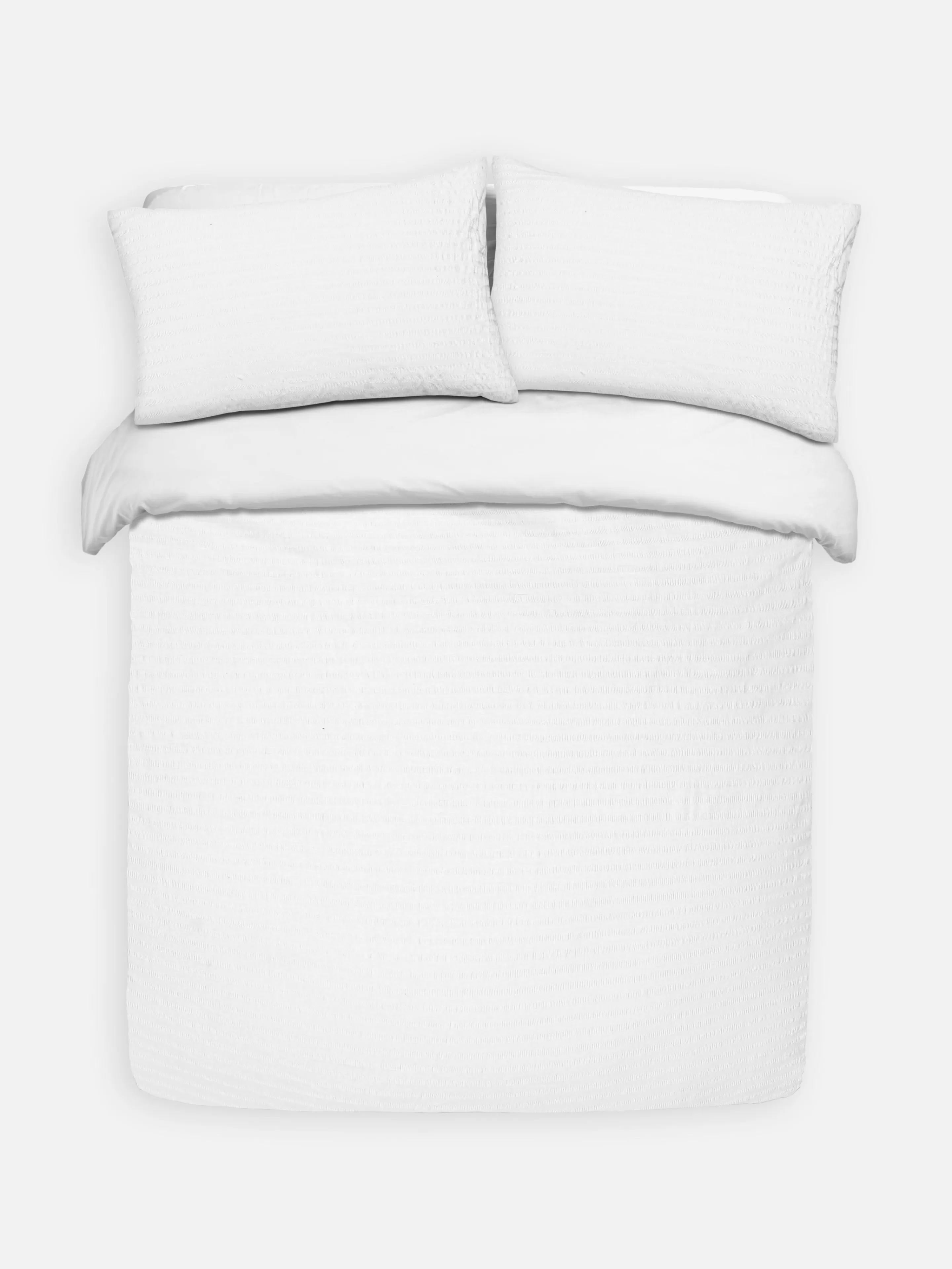 Primark Fundas De Edredón Y Sets | Juego De Fundas De Edredón Y Almohadas De Seersucker Para Cama King Size