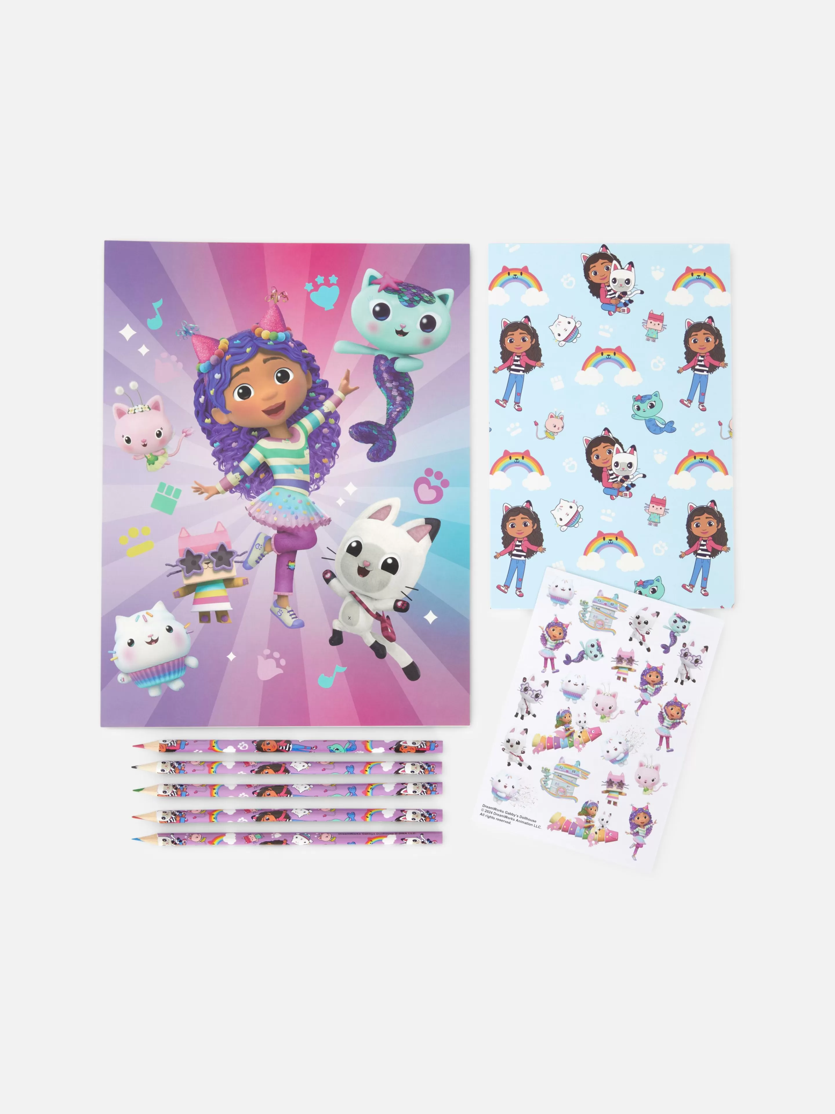 Niños Primark Manualidades | Juego Para Colorear De La Casa De Muñecas De Gabby