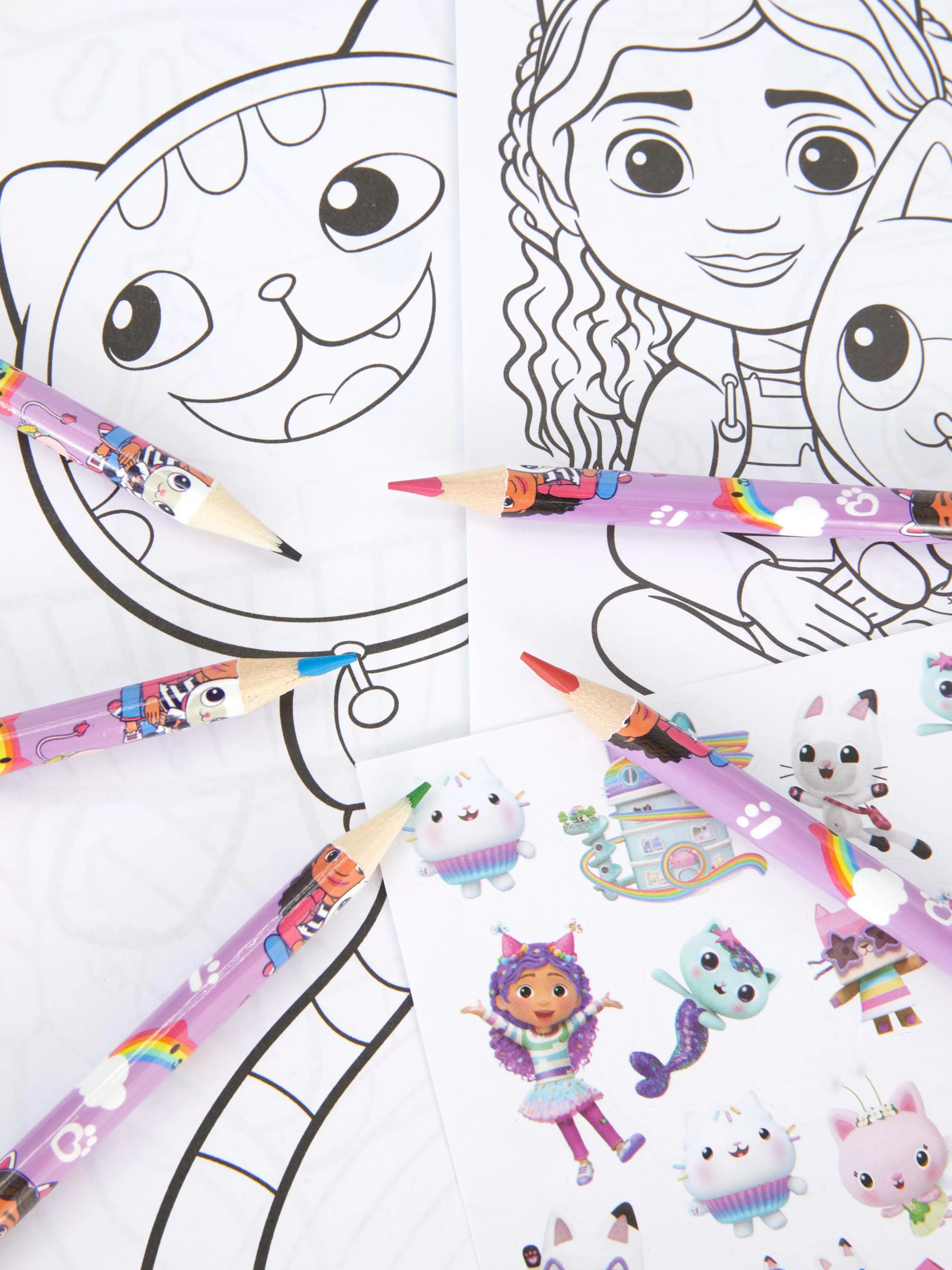 Niños Primark Manualidades | Juego Para Colorear De La Casa De Muñecas De Gabby
