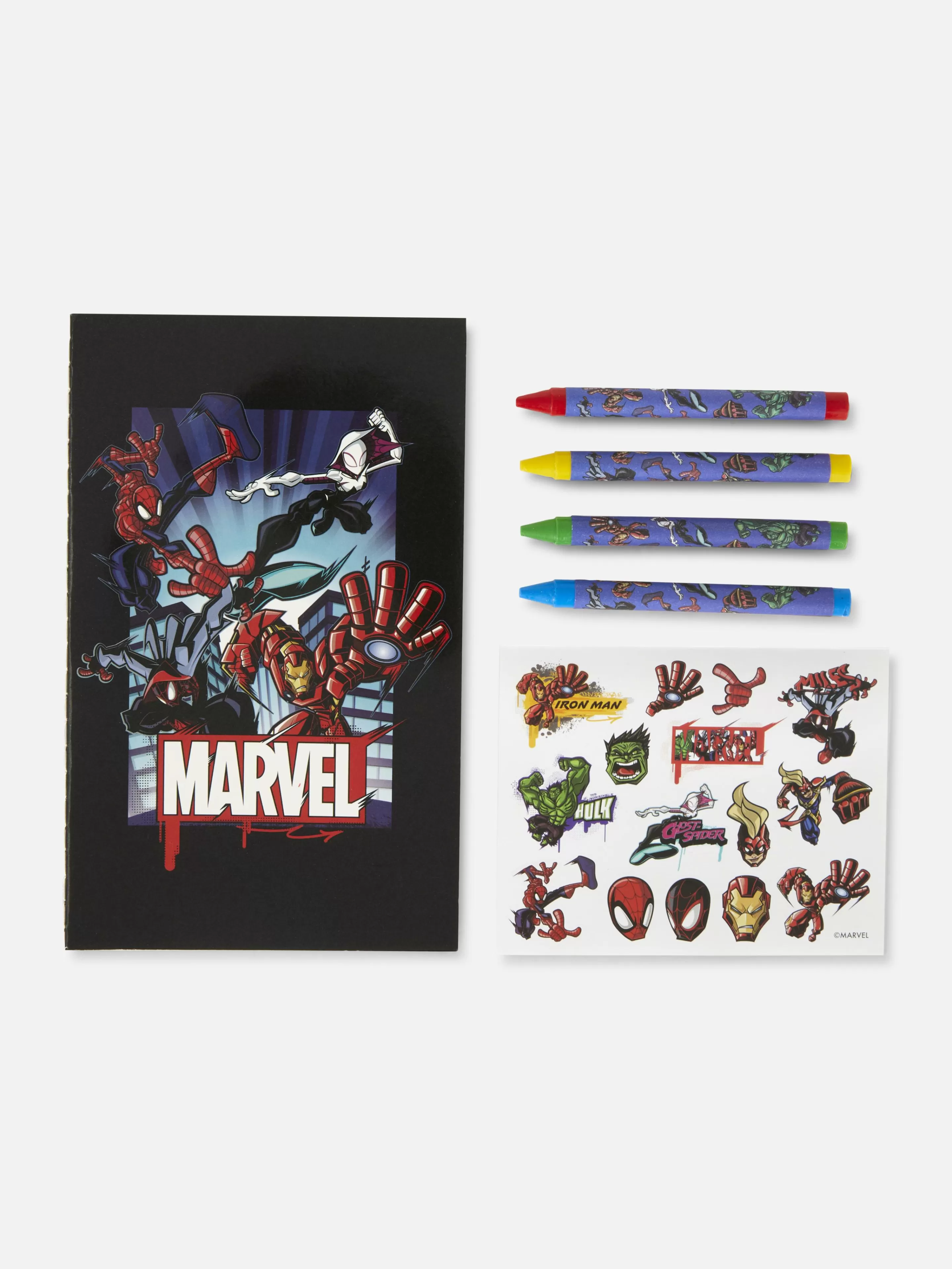 Niños Primark Manualidades | Juego Para Colorear De Los Vengadores De Marvel