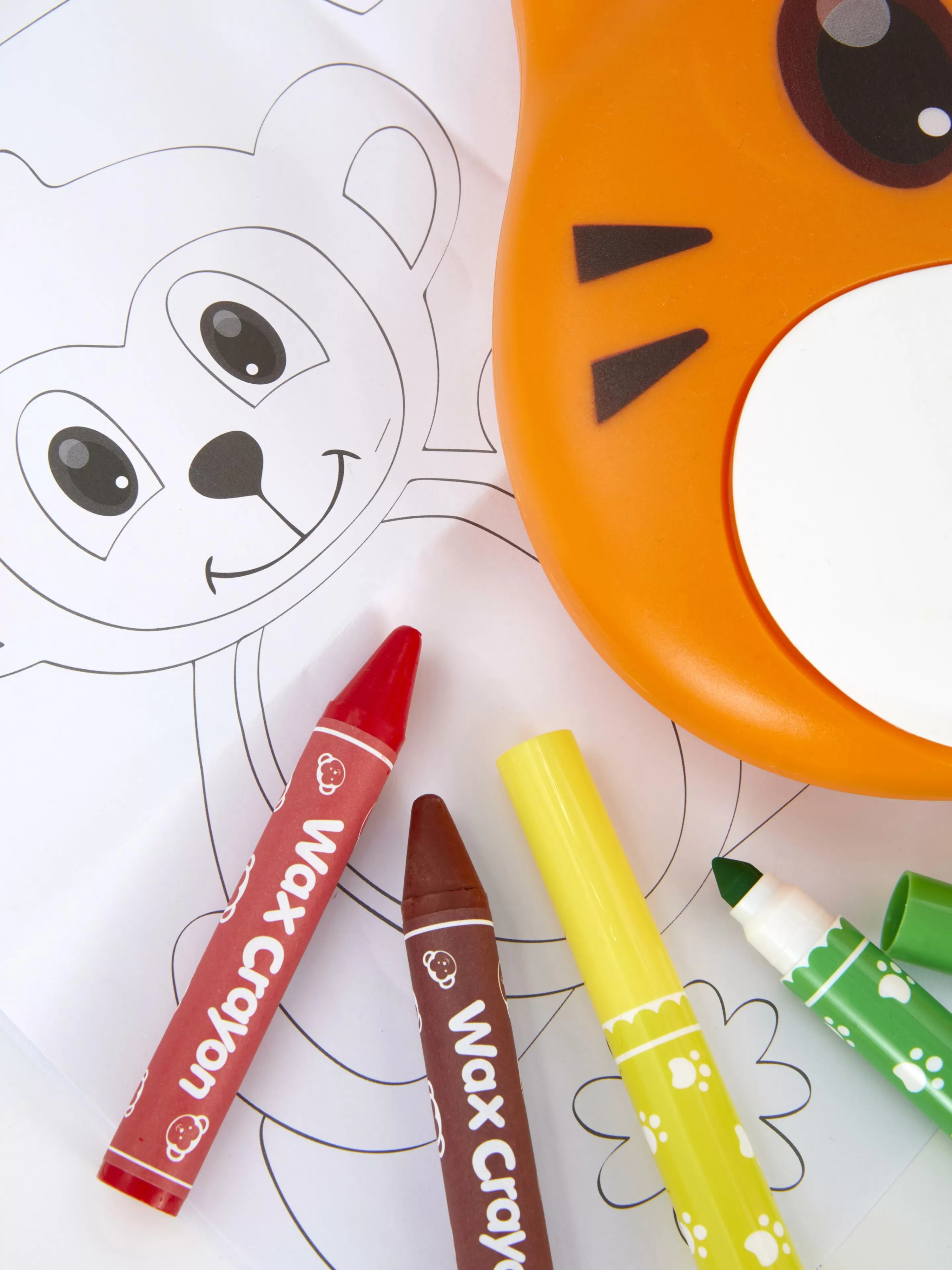 Niños Primark Manualidades | Juego Para Colorear Portátil Con Tigre